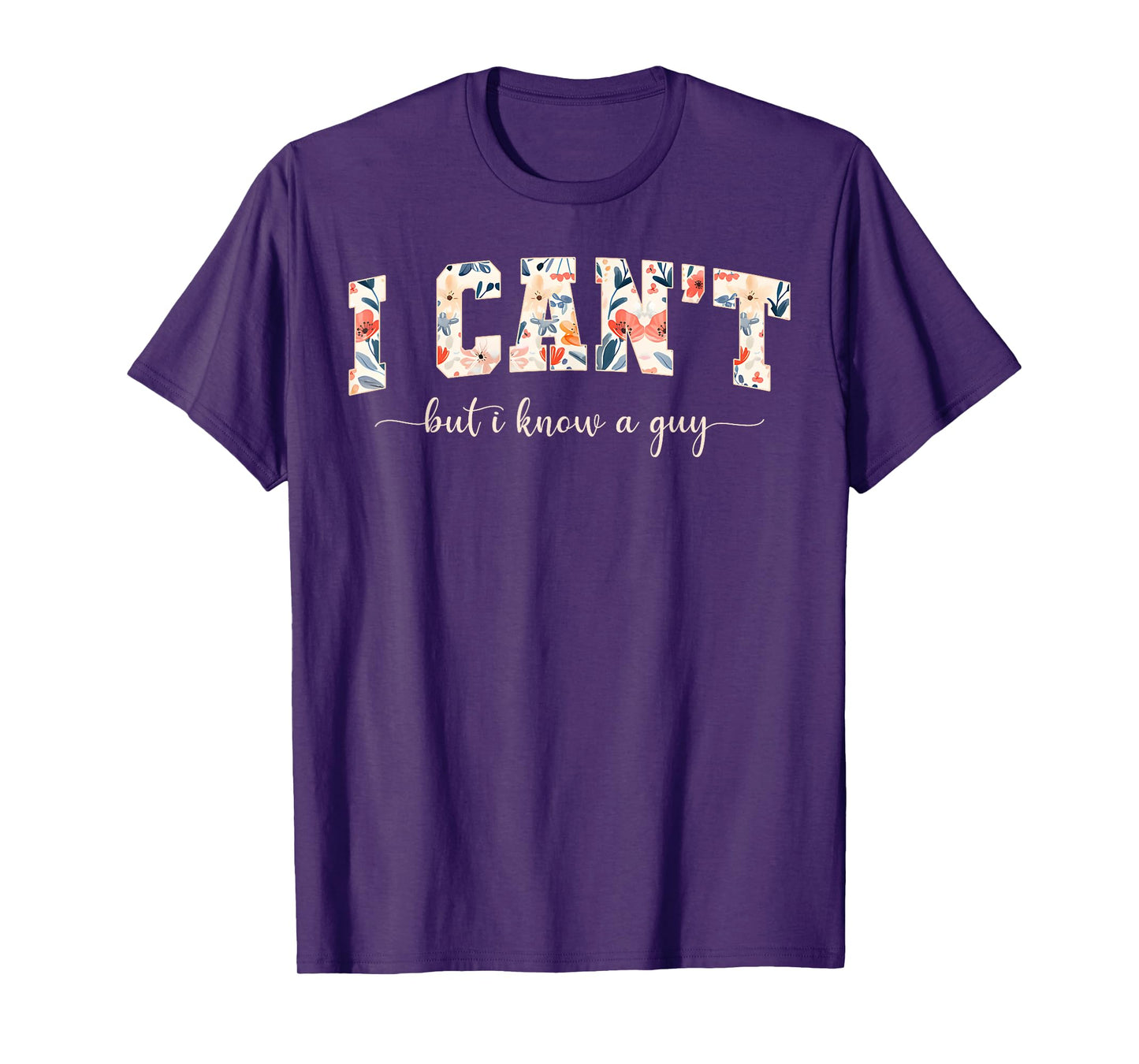 Jesus I Can't But I Know A Guy Christian Cross God Faith T-Shirt