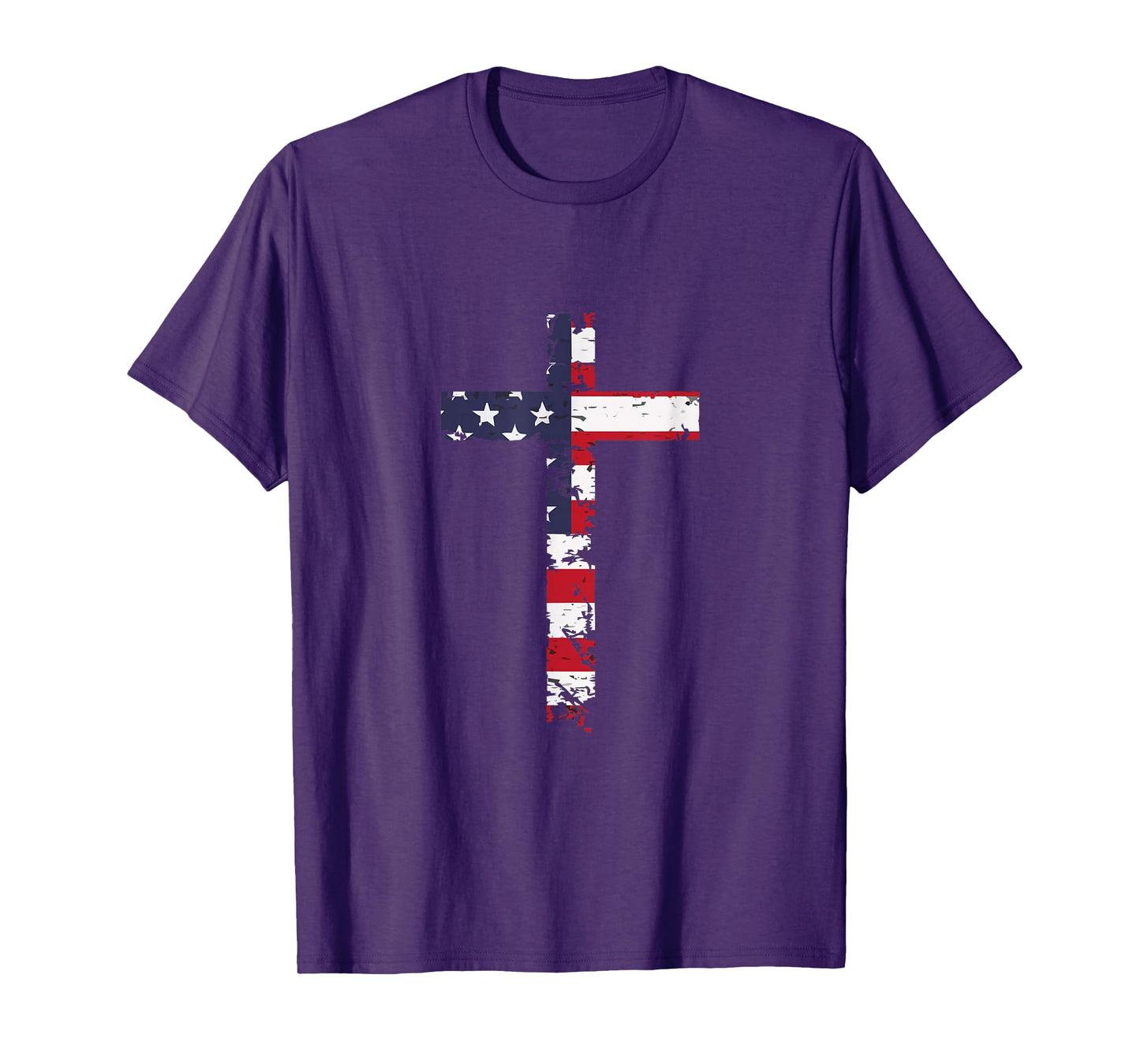 USA Flag Cross T-Shirt