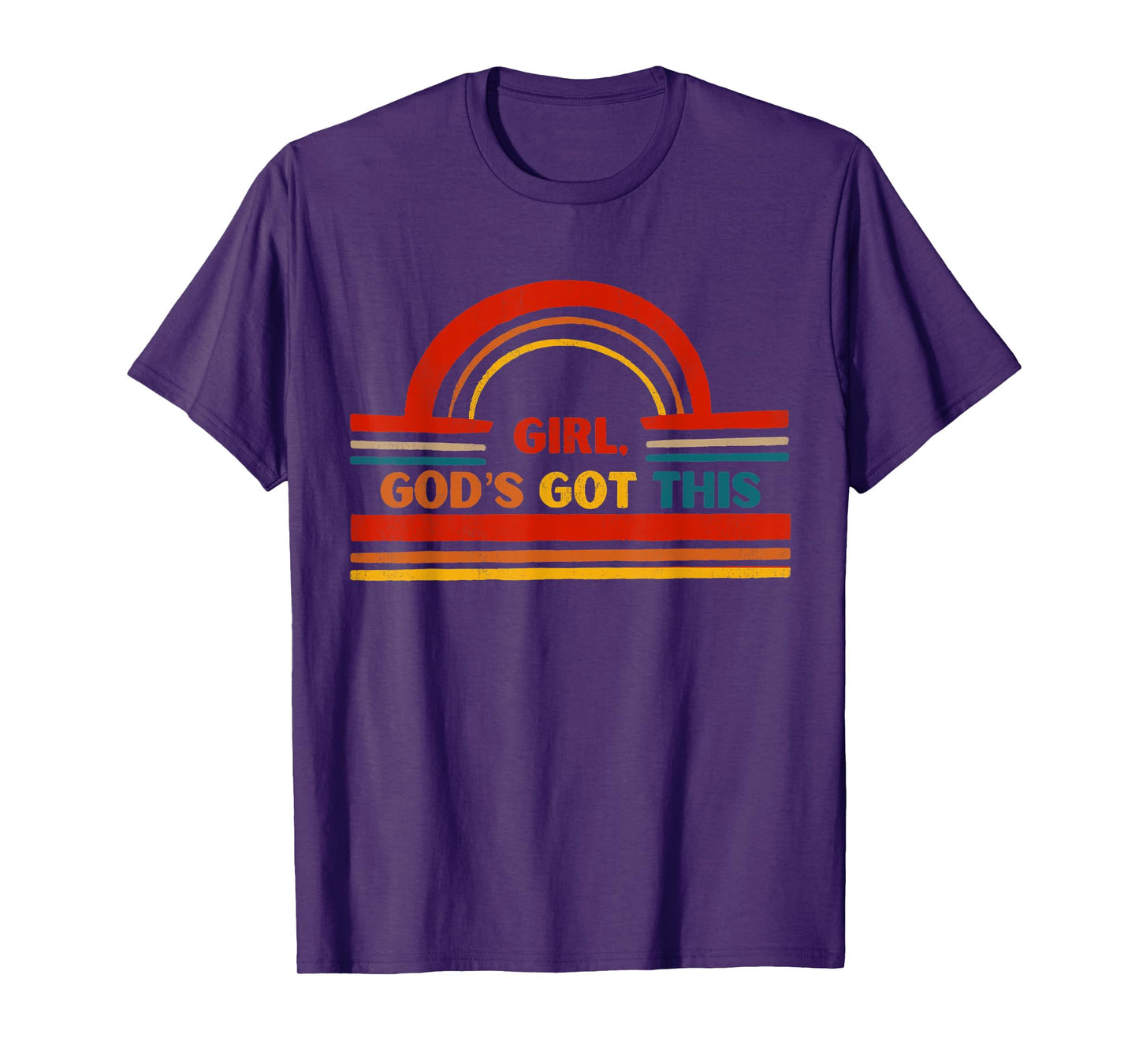 Rainbow Girl God's Got This, Faith Jesus God, Christian Tee T-Shirt