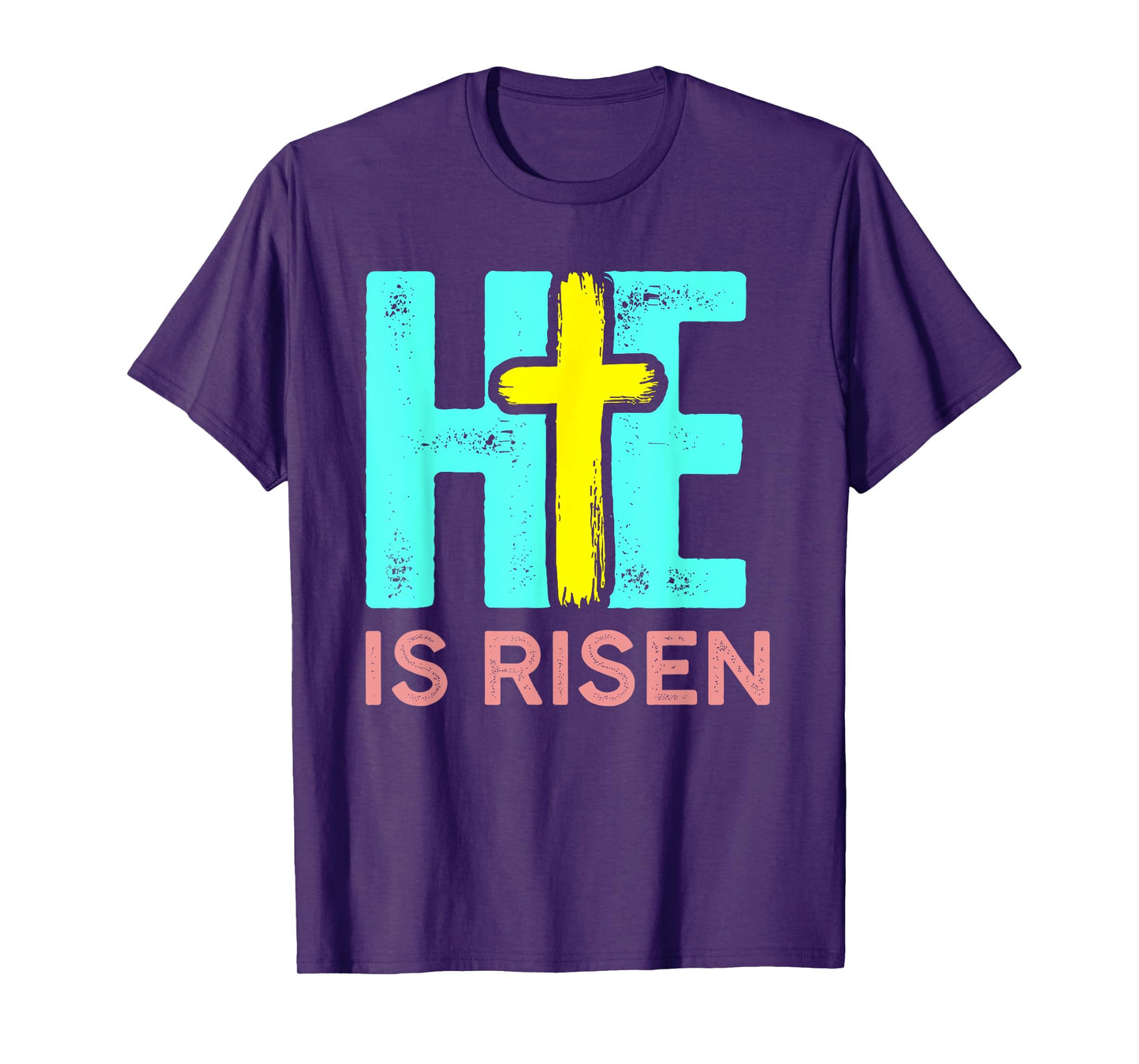 He is risen christian jesus cross for easter T-Shirt