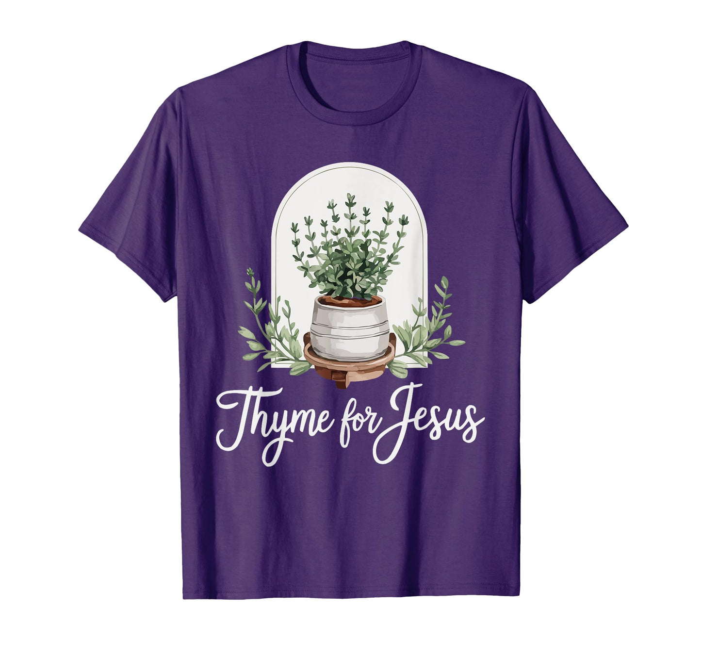 Gardening Jesus Christ Religion Christian Christianity T-Shirt