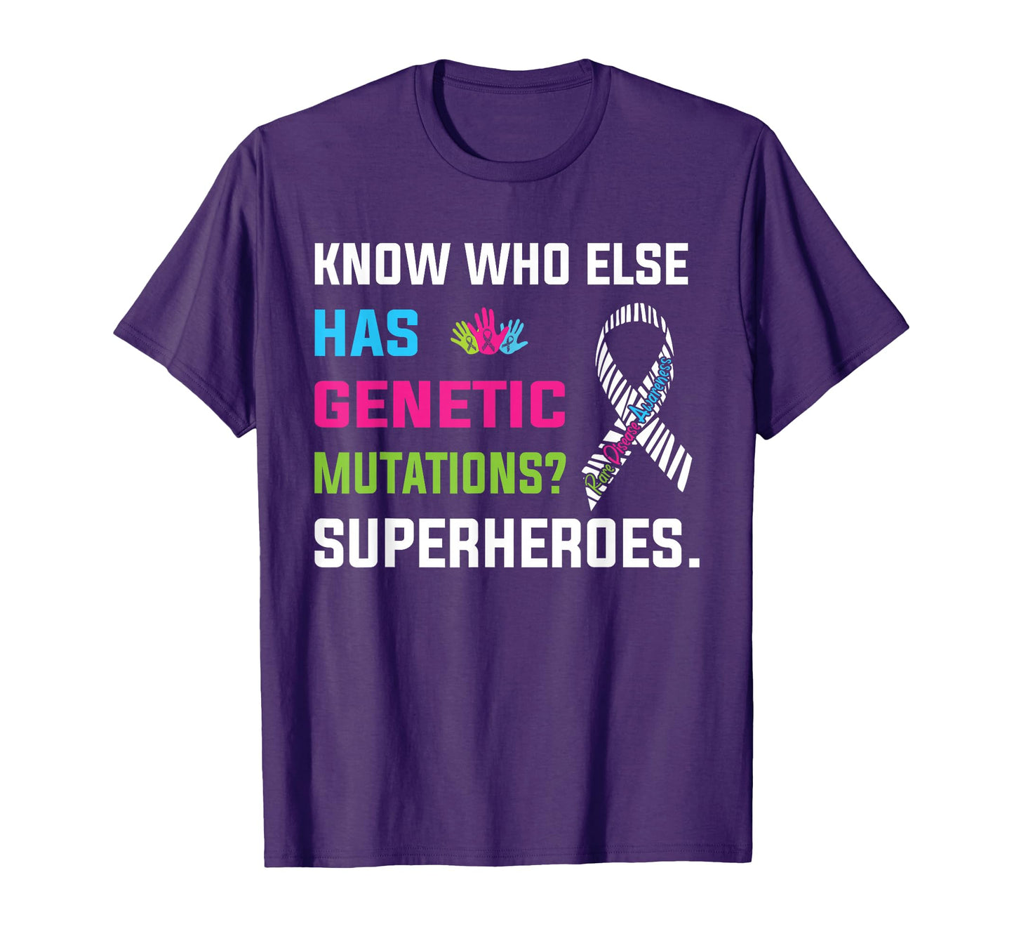 Rare Disease Awareness Day 2025 Rare Genes Superheroes T-Shirt