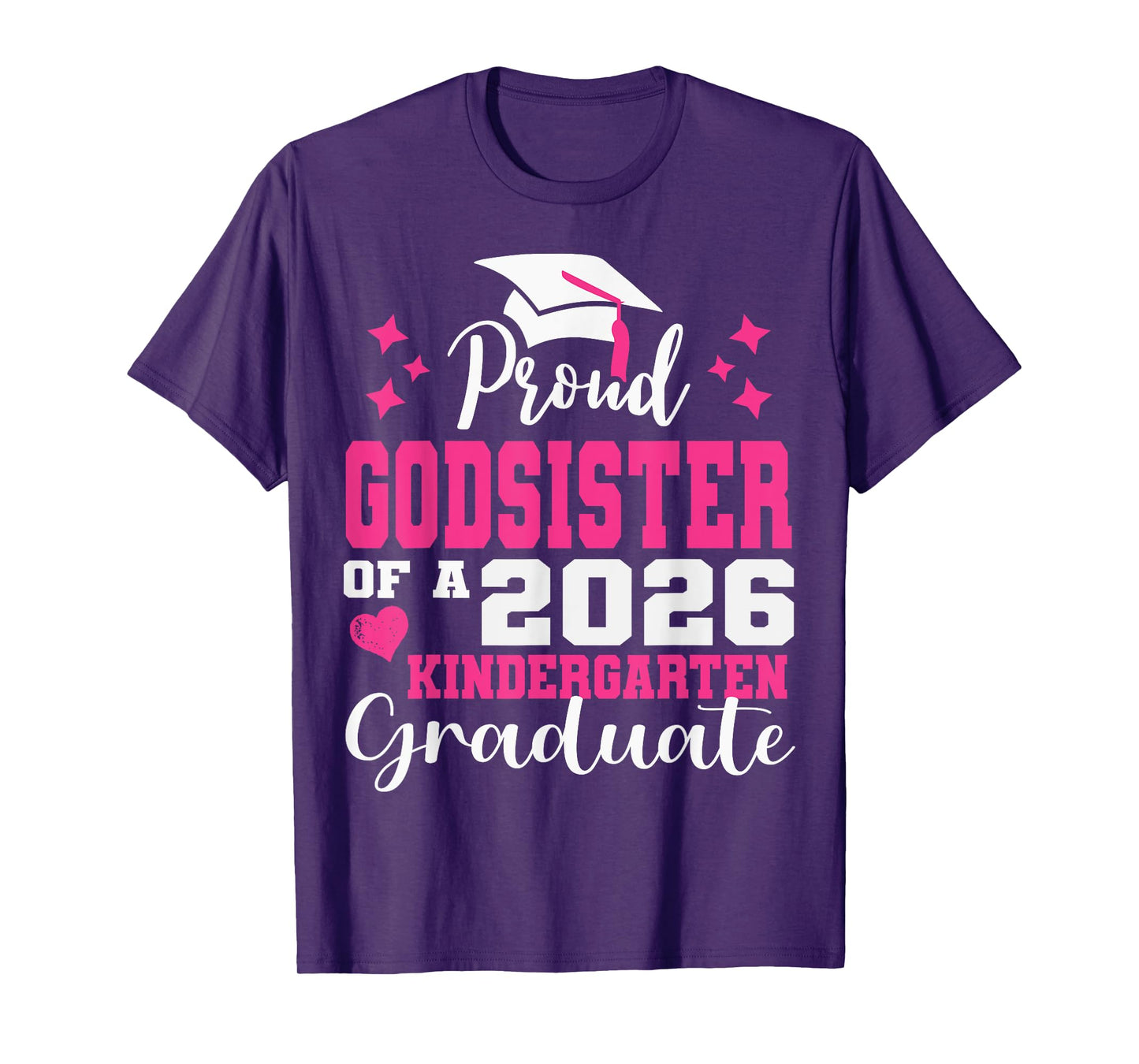 Proud Godsister of Kindergarten Graduate 2026 Graduation T-Shirt