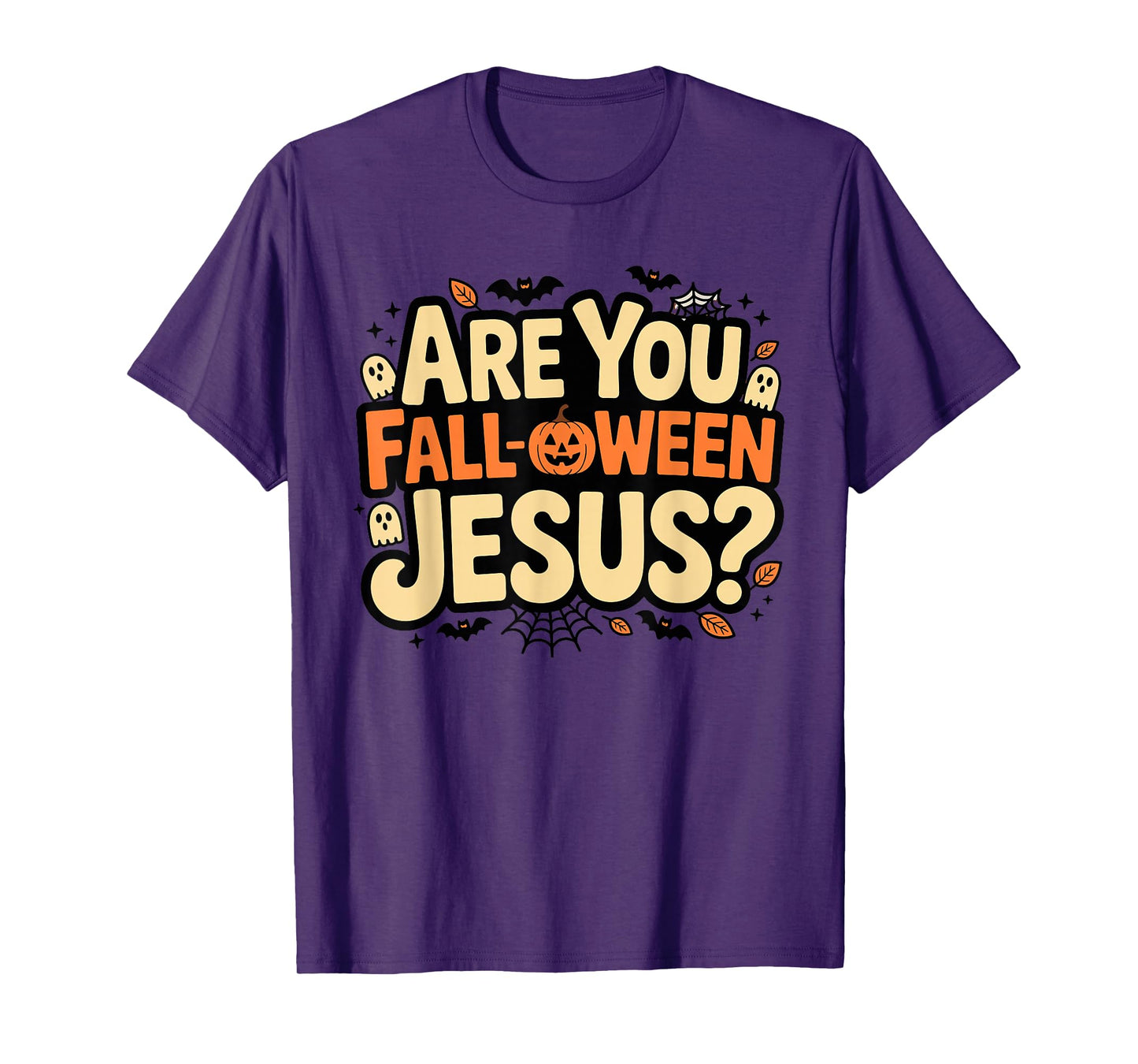 are You Fall-oween Jesus? Christian Halloween Pun T-Shirt