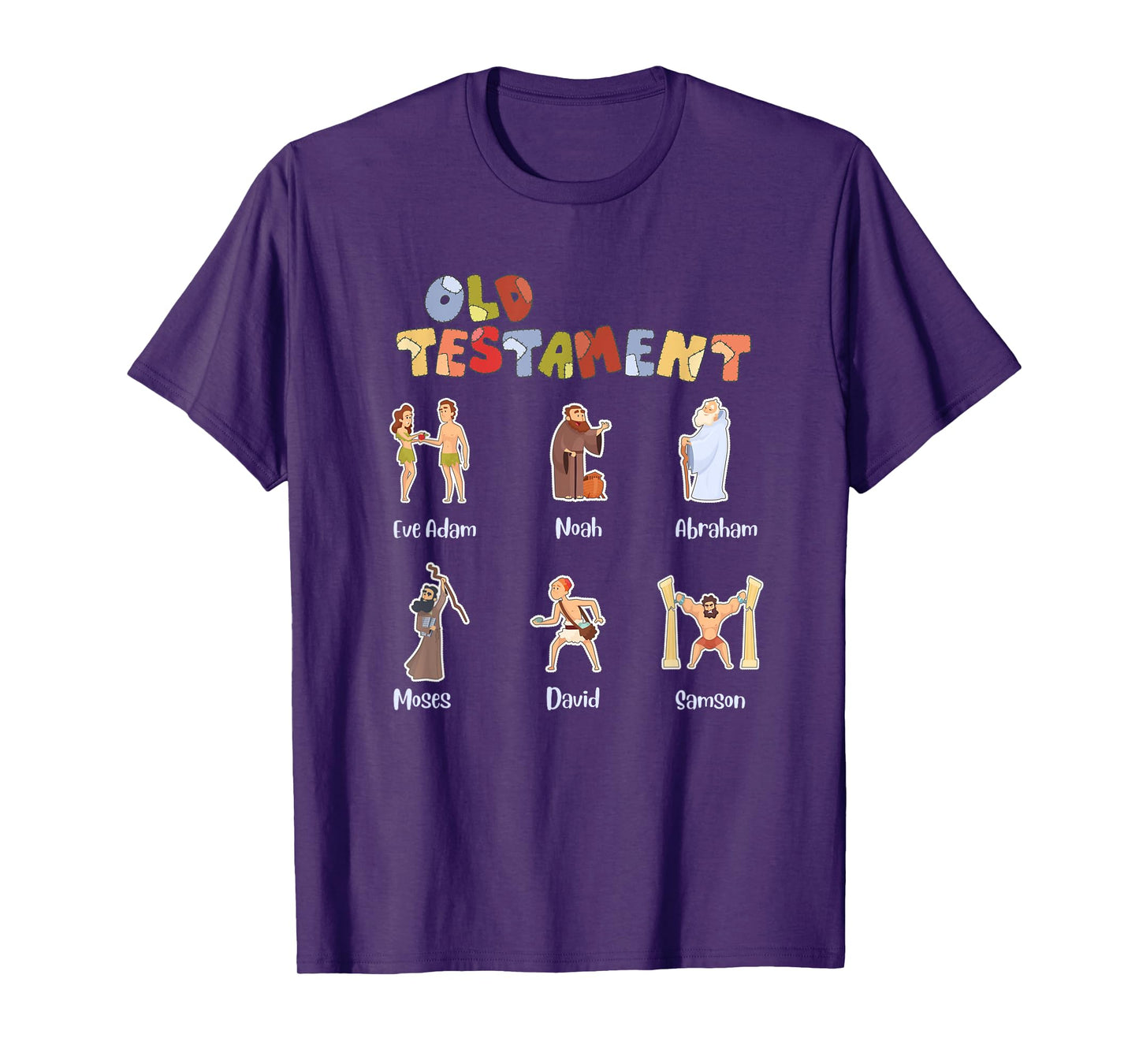 Christian Old Testament Verse Shirt Bible Characters T-Shirt