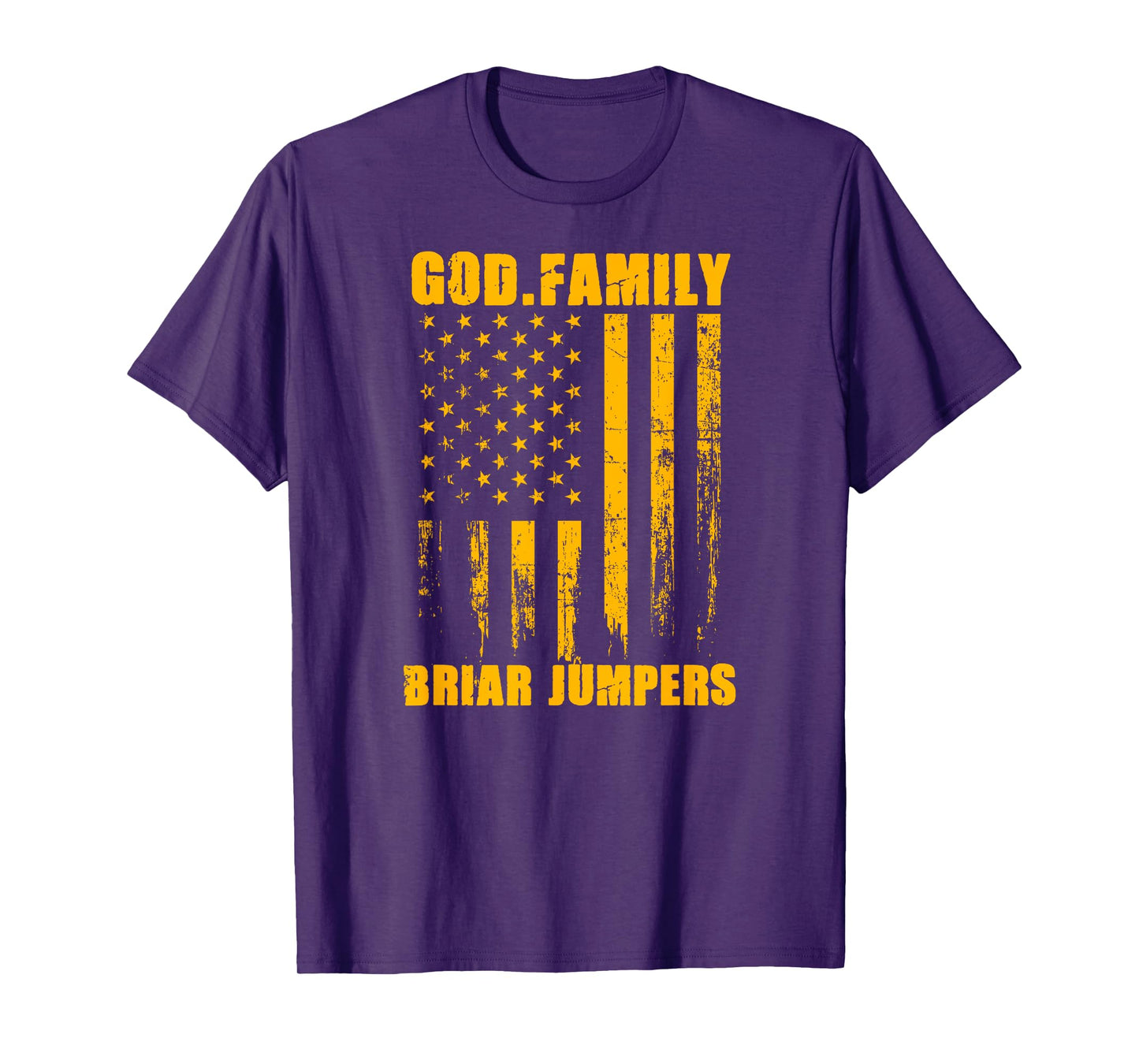 Somerset Briar Jumpers God. Family. Vintage USA Flag T-Shirt