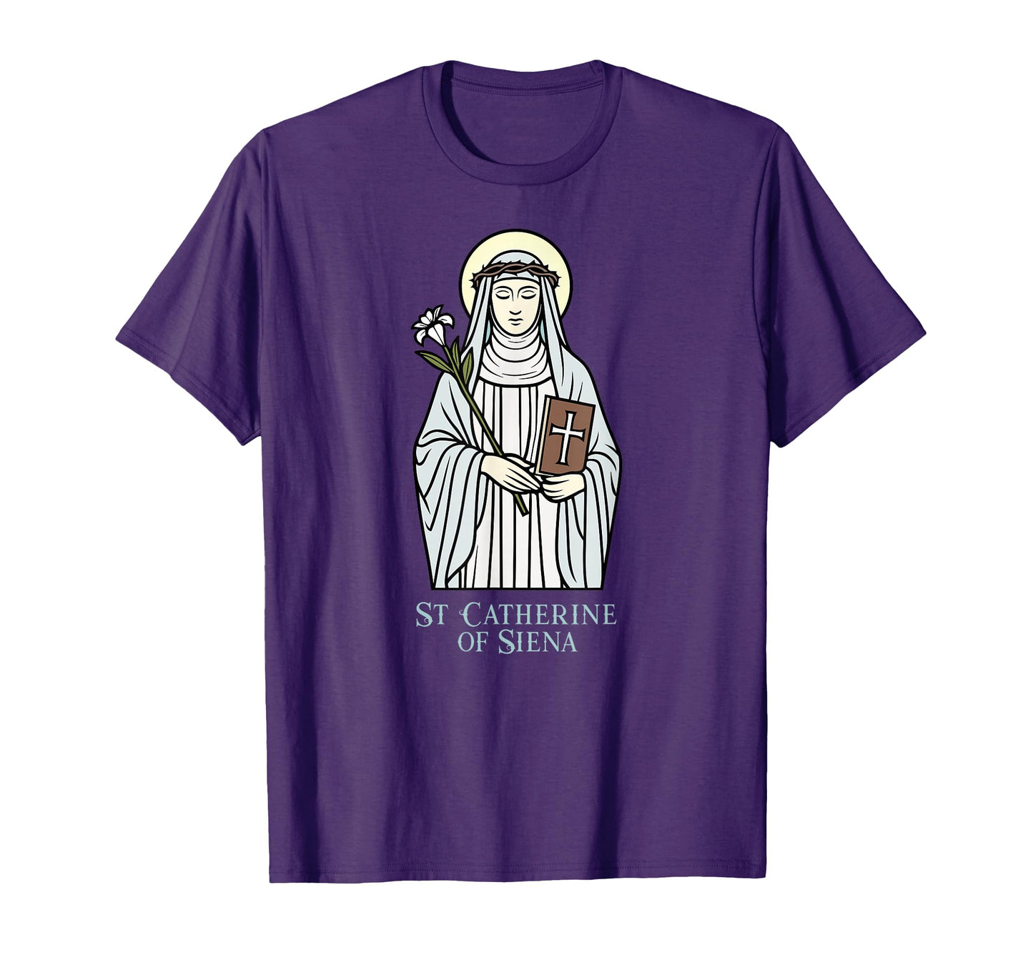 St Catherine of Siena Catholic Patron Saint T-Shirt