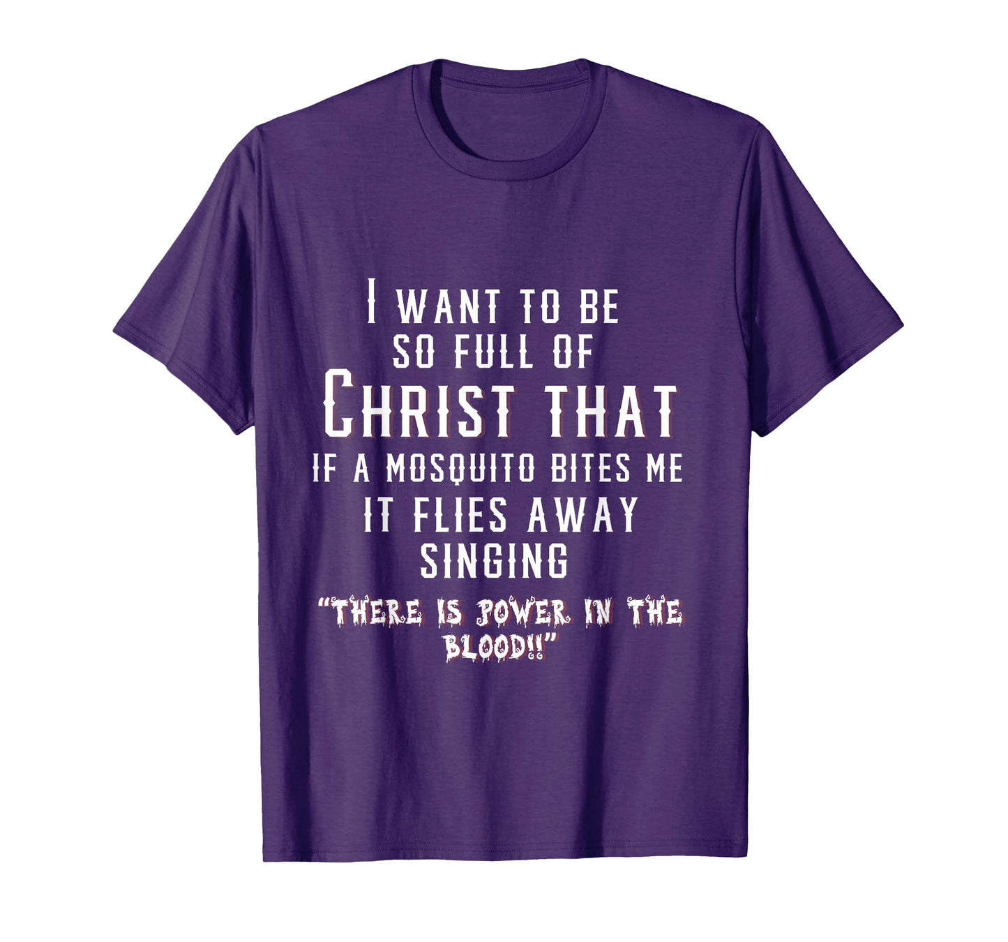 Christ Christian Mosquito Joke Funny T-Shirt