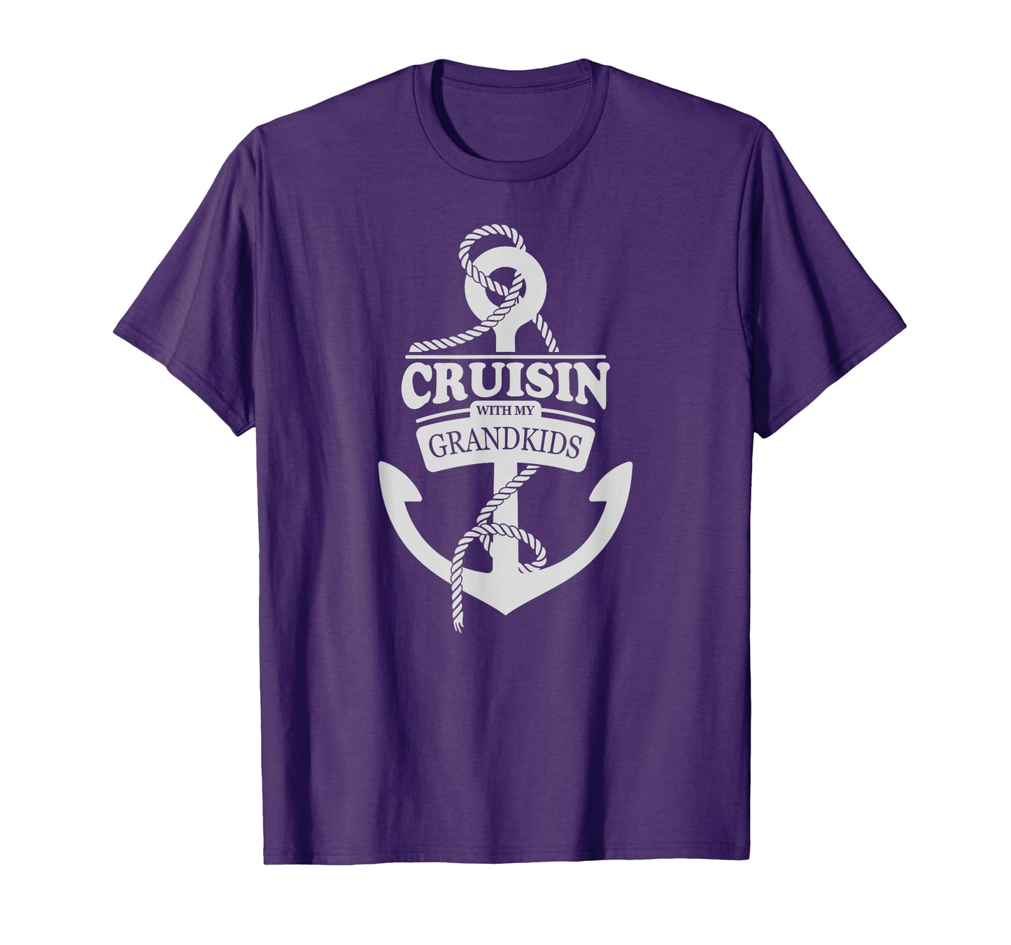 Cruisin with My Grandkids Anchor Design – Cruise Vacation Gr T-Shirt