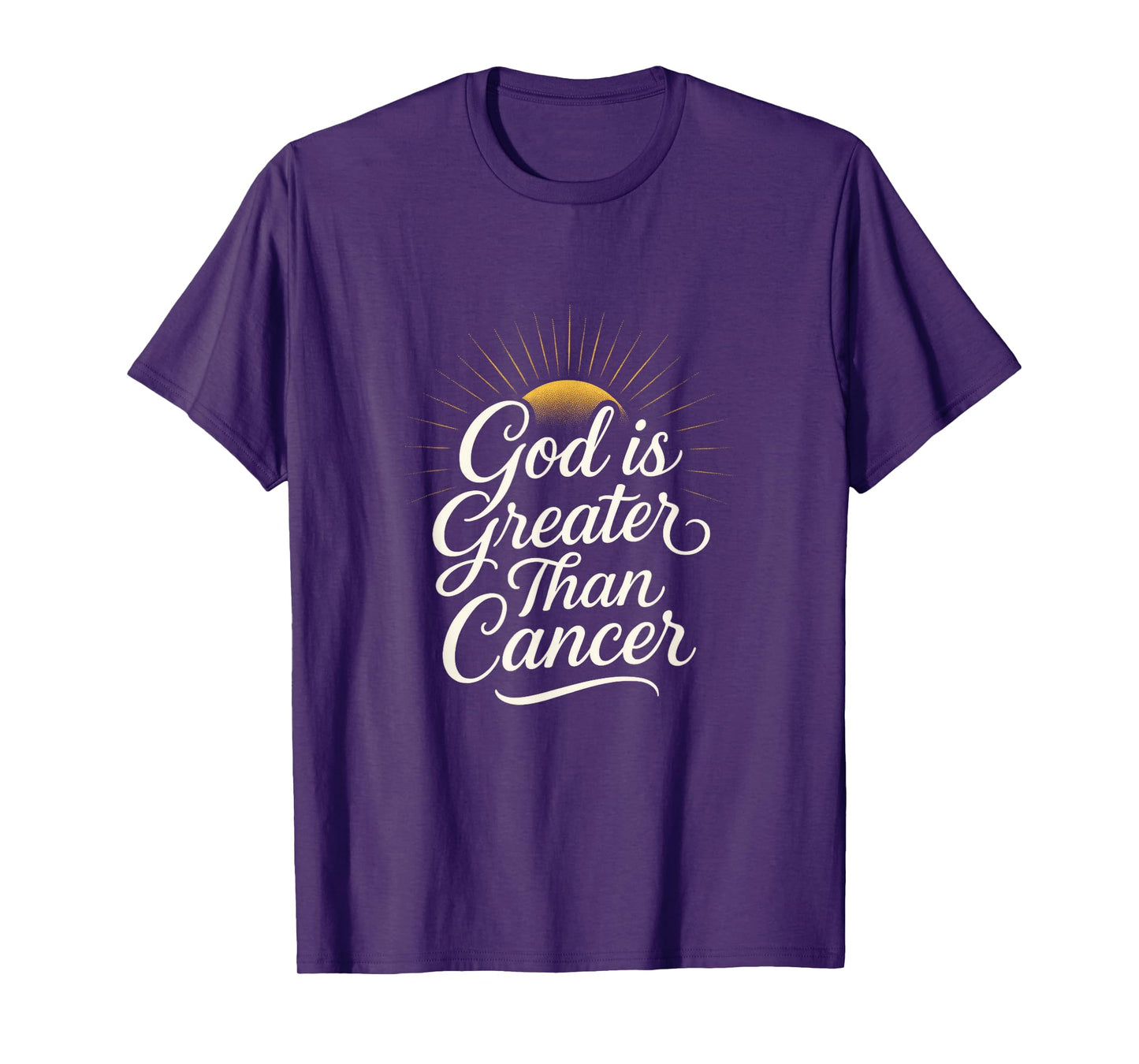 God is Greater Than Cancer - Survivor Pride Faith T-Shirt