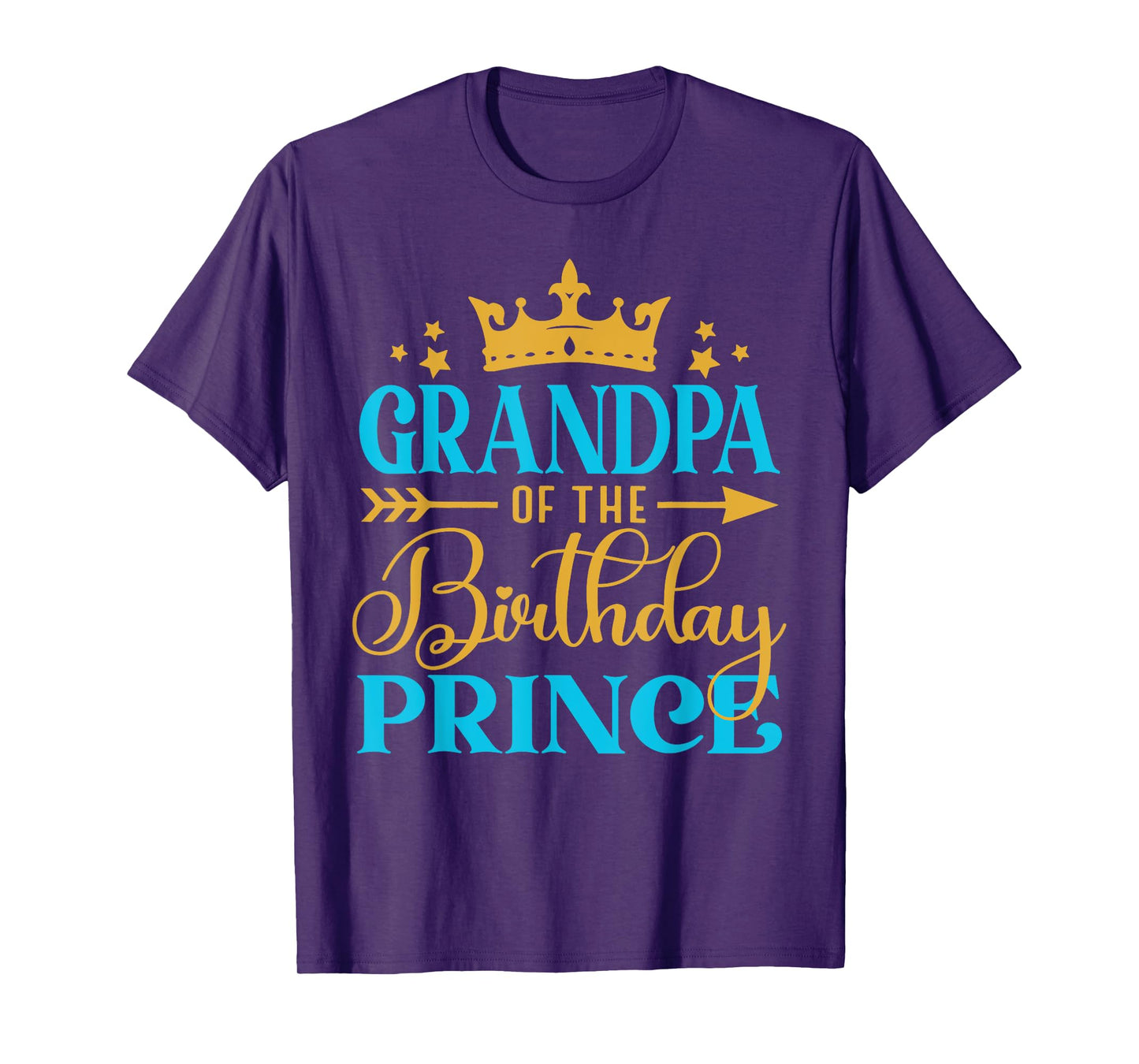 Grandpa Of The Birthday Prince Boy Bday Party Idea For Him T-Shirt