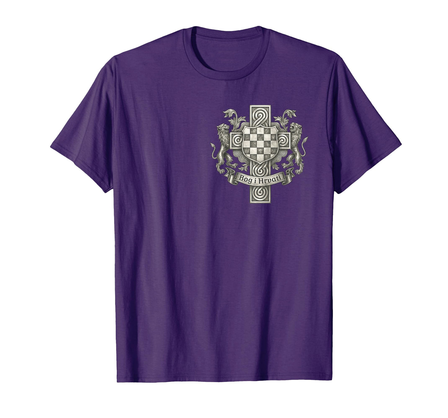 Bog i hrvati: epic Croatia coat of arms with Christ Cross T-Shirt