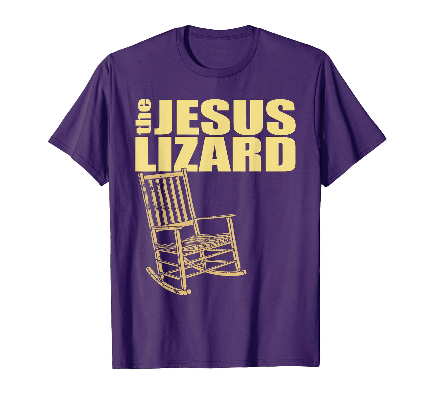 The Jesus Lizard Funny Chair Saying Christian Faith Music T-Shirt