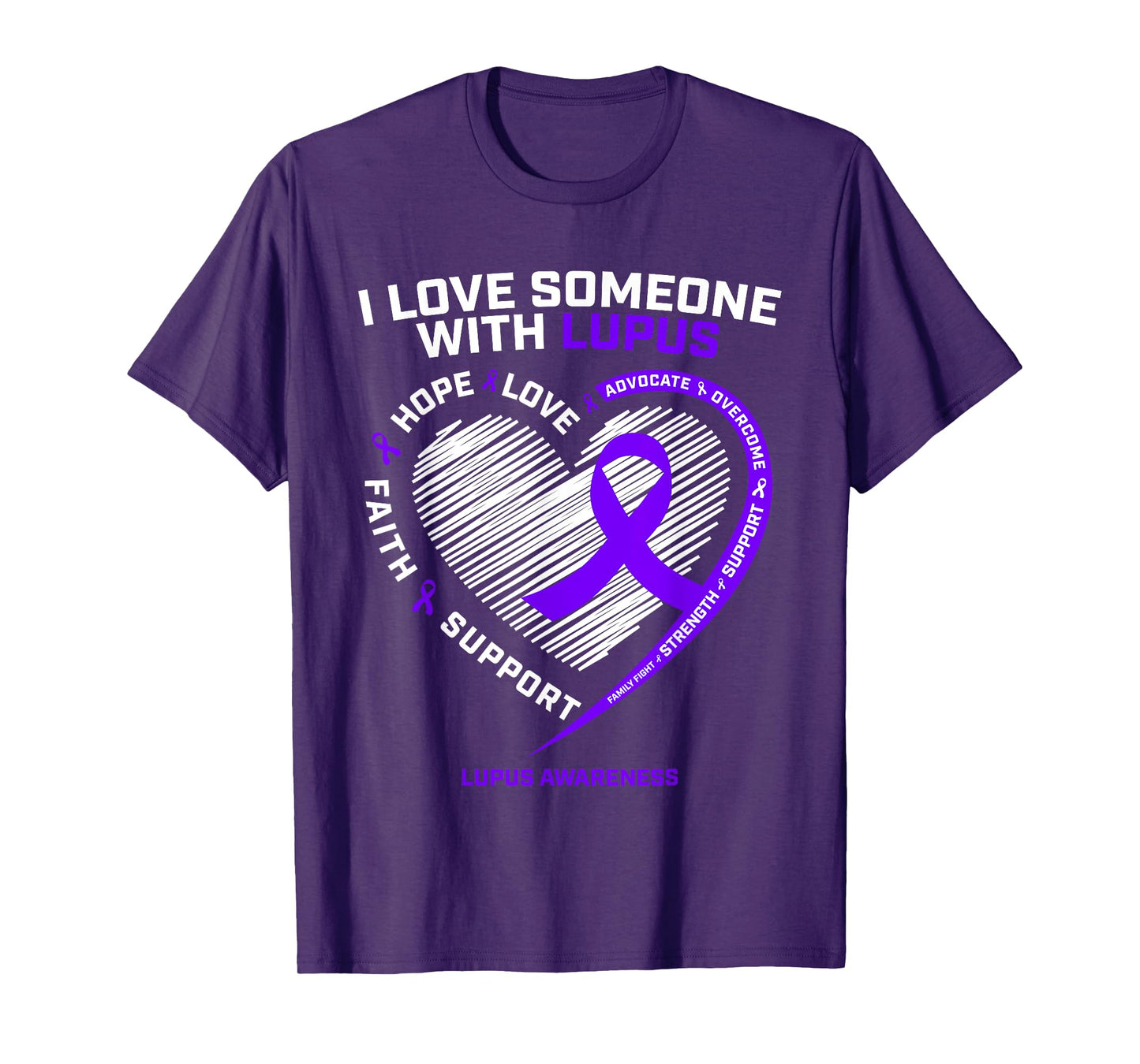 Men Women Mom Wife Gifts Products Daughter Lupus Awareness T-Shirt