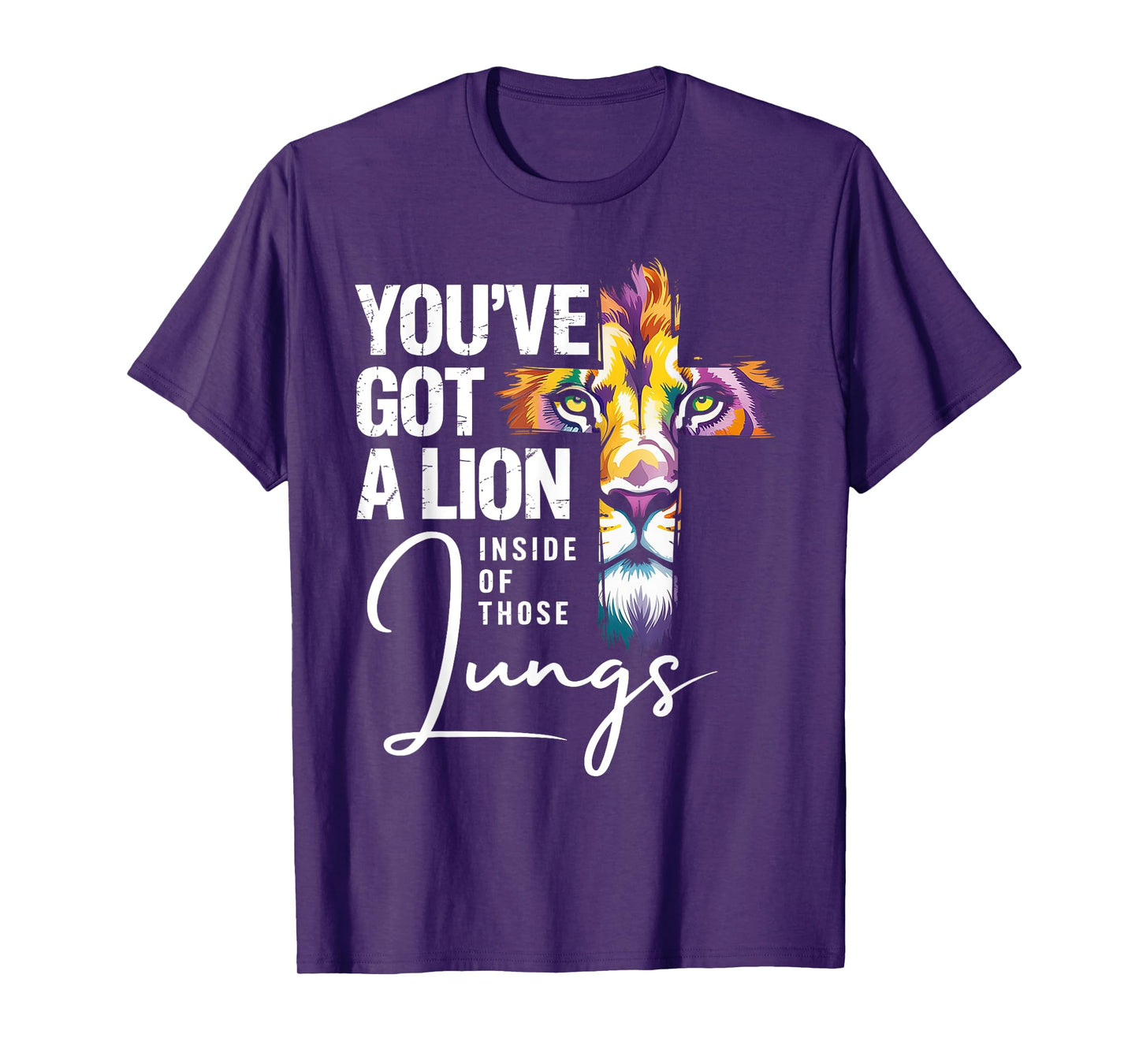 Brandon You Got a Lion Inside of Those Lungs Praise the Lord T-Shirt