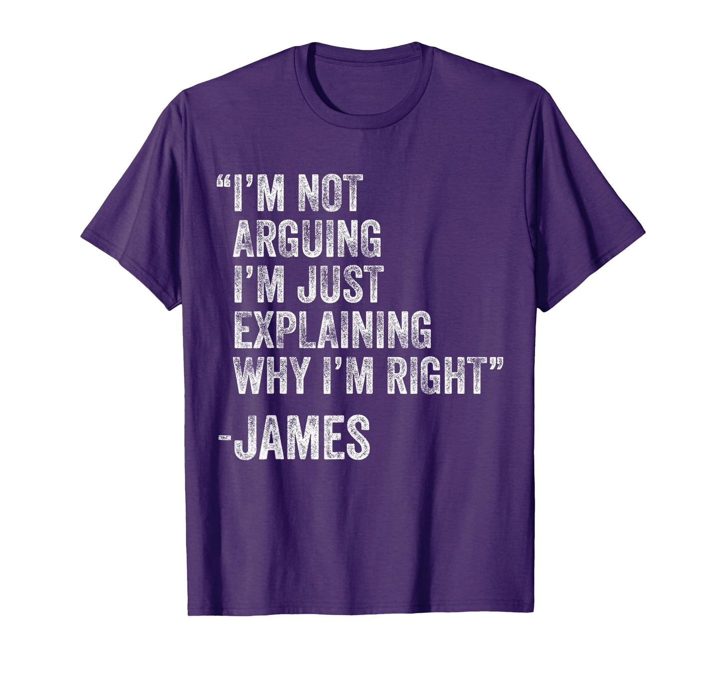 James Quote Funny Birthday Custom Name Idea Engineer T-Shirt