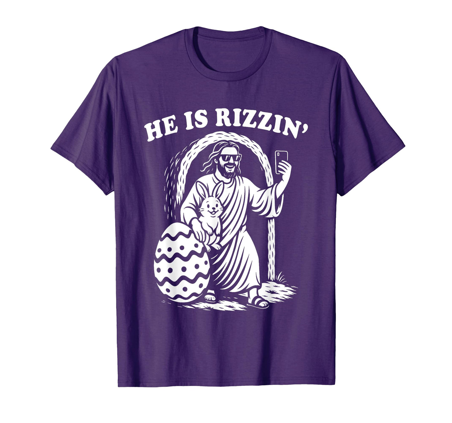 He Is Rizzin Funny Rizz Easter Meme T-Shirt
