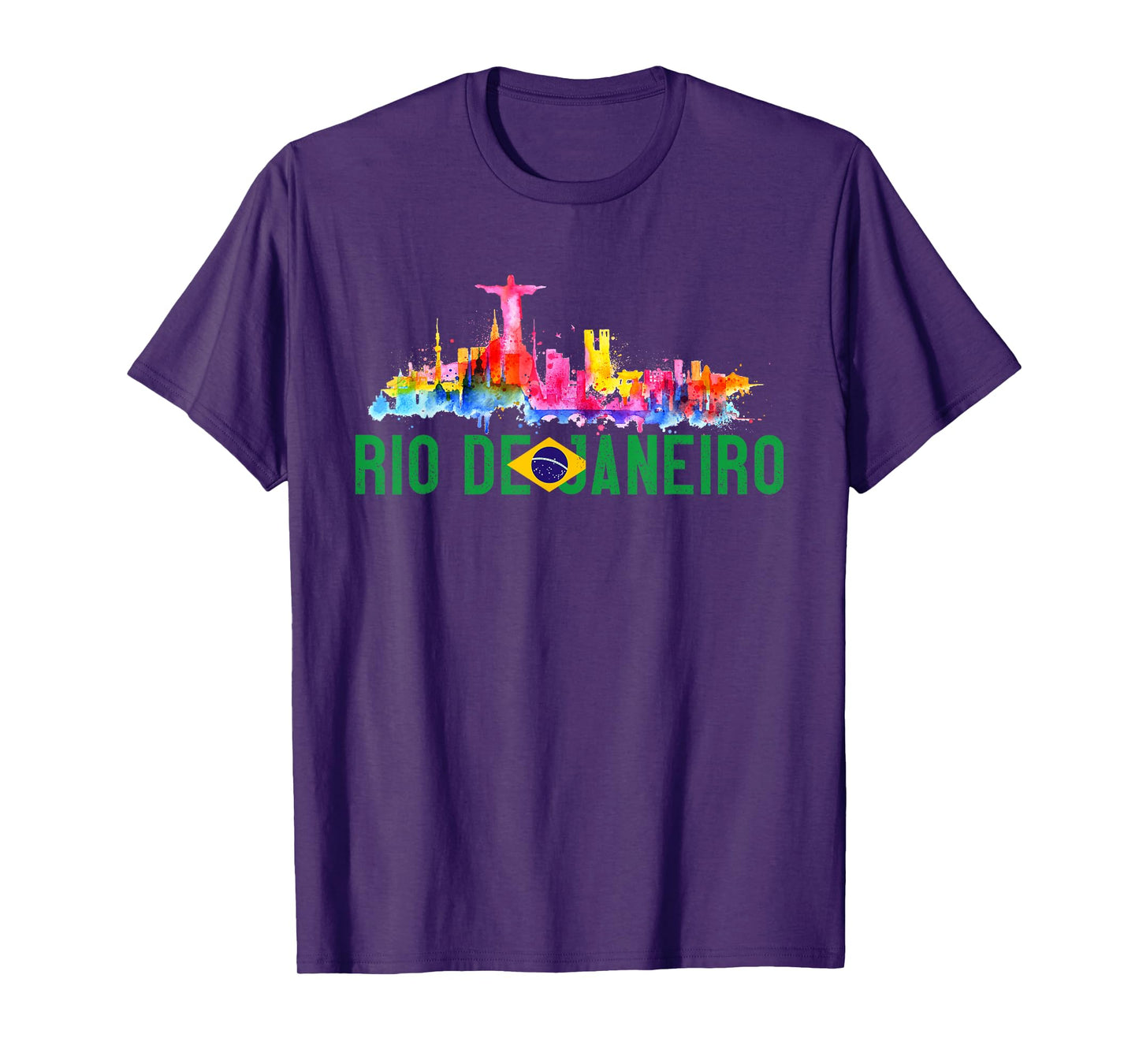 Rio De Janeiro Sugarloaf Mountain Christ The Redeemer Statue T-Shirt