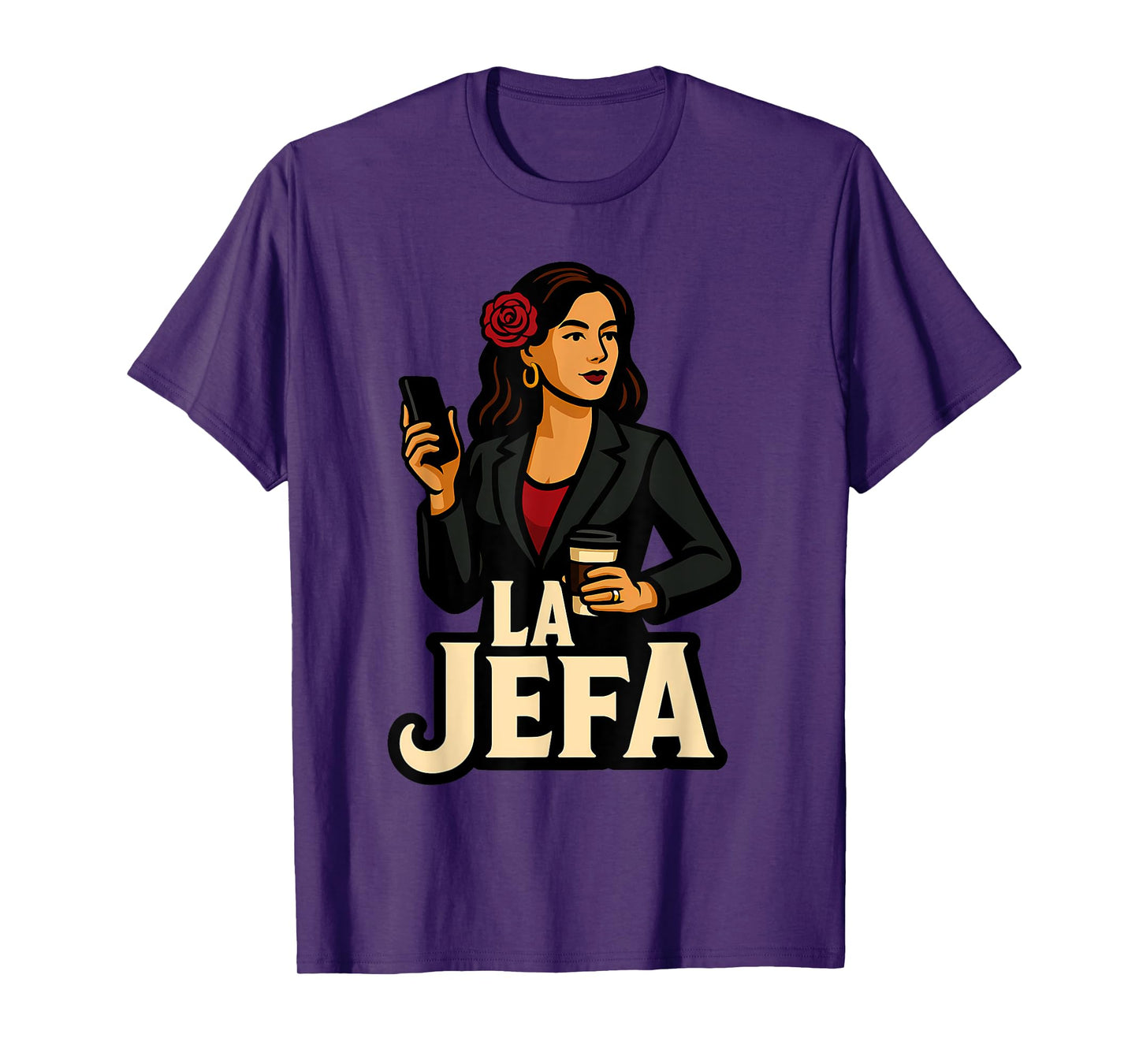 La Jefa The Boss in Spanish Funny Mexican Quote T-Shirt