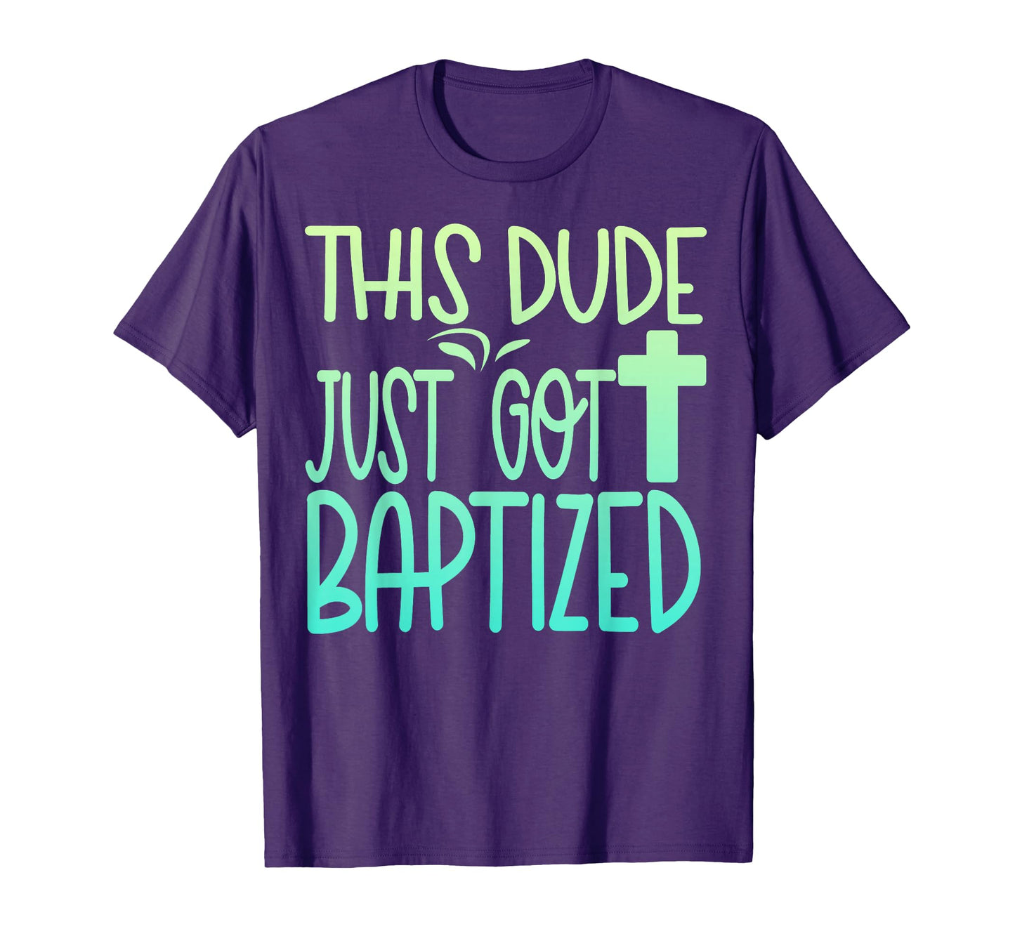 Baptism Kids Boy Dude Baptized Christian 2025 I Decided T-Shirt