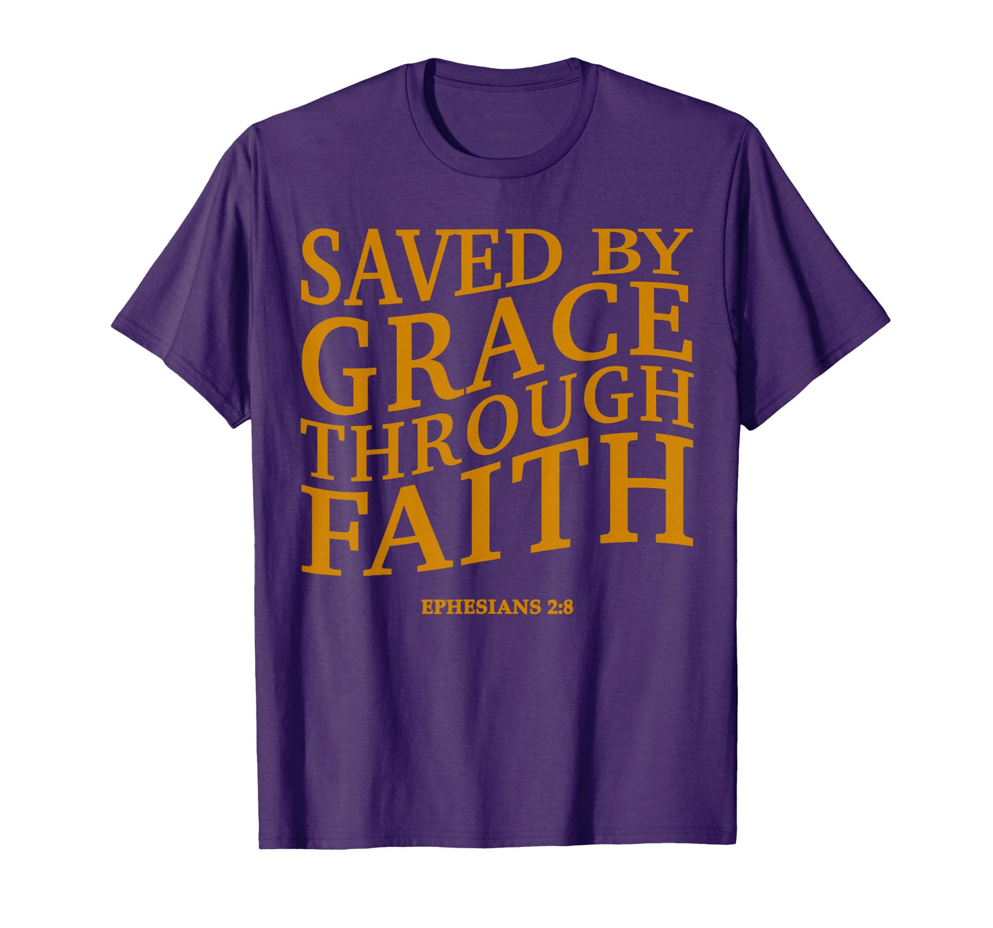 Saved by Grace Christian Jesus God Son Brother Sister Girl T-Shirt