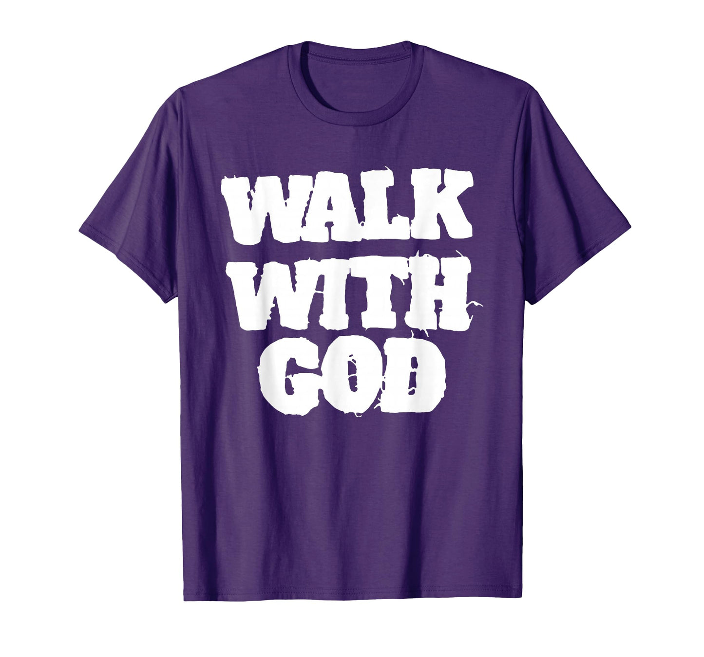 Walk with Jesus God Christian Men Women Saying Quote Funny T-Shirt