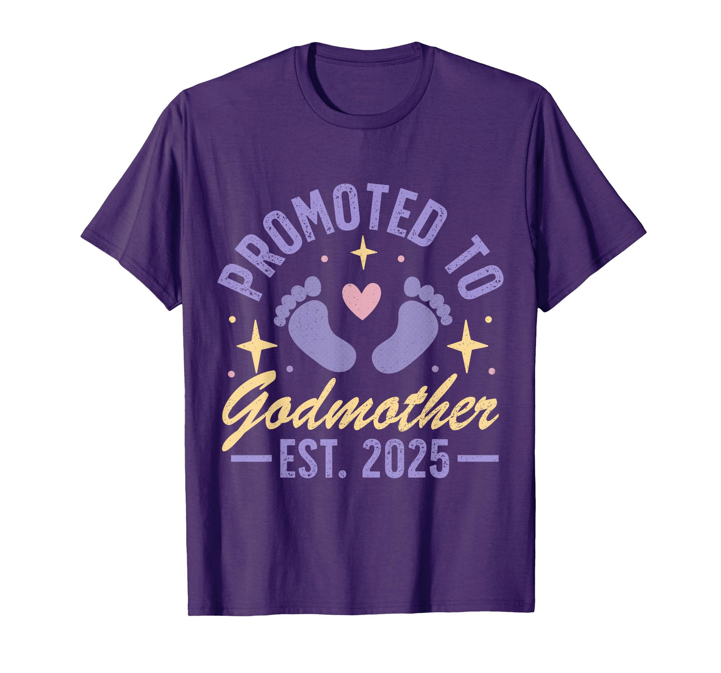 Promoted To Godmother 2025 T-Shirt