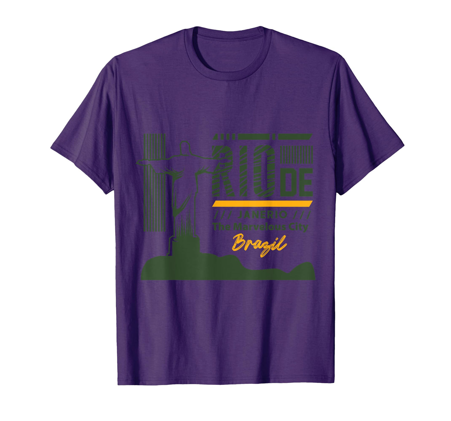 Christ the Redeemer from Rio de Janeiro in Brazil City T-Shirt