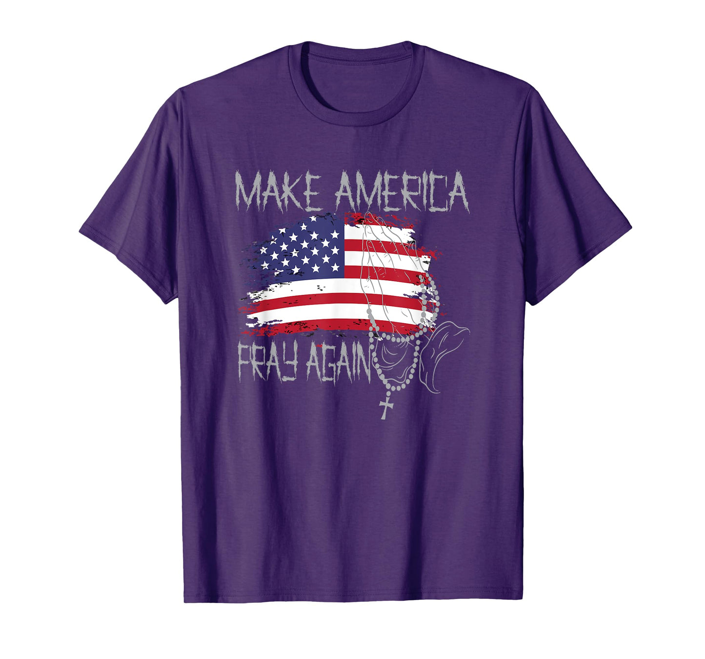 Patriotic Faith Tshirt Christian Make America Pray Again T-Shirt