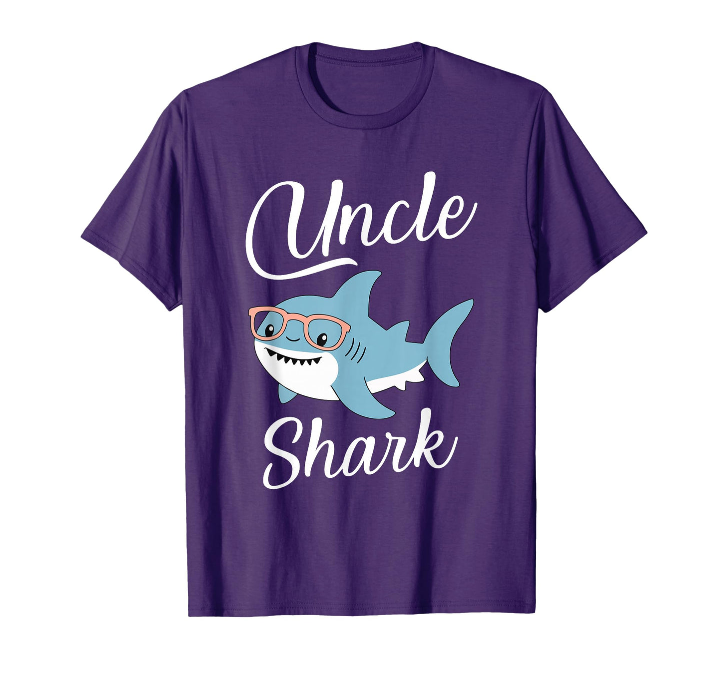 Uncle Shark Funny Matching Family Grandpa T-Shirt