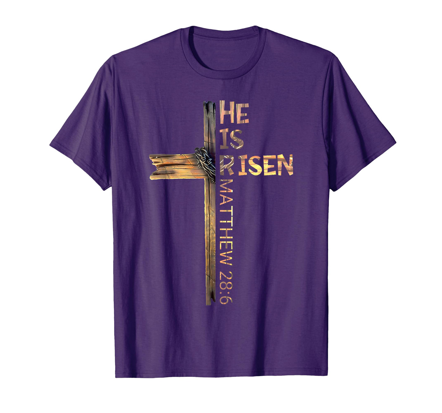 Easter Christian He Is Risen Sun Resurrection Men Women Kids T-Shirt