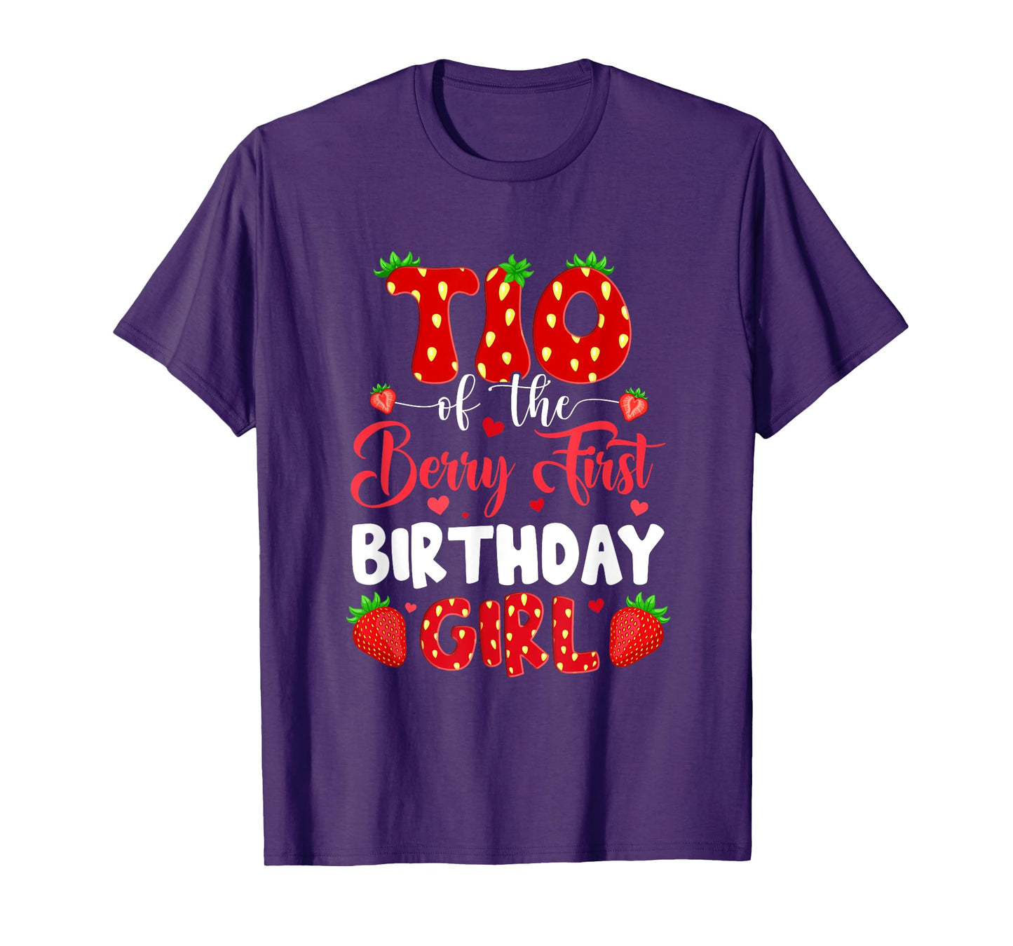 Tio Of The Berry First Birthday Of Girl Strawberry T-Shirt