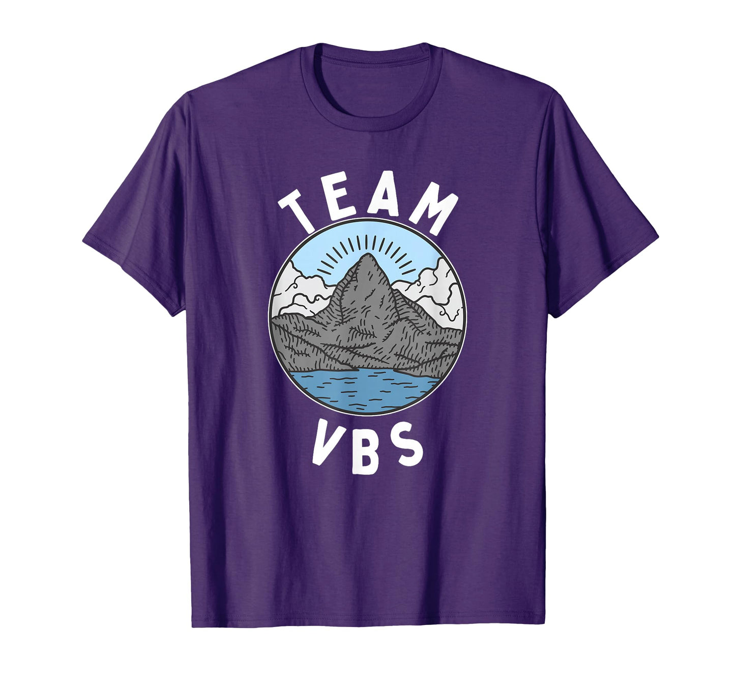 I Love VBS 2024 Team Vacation Bible School Lake Mountain T-Shirt