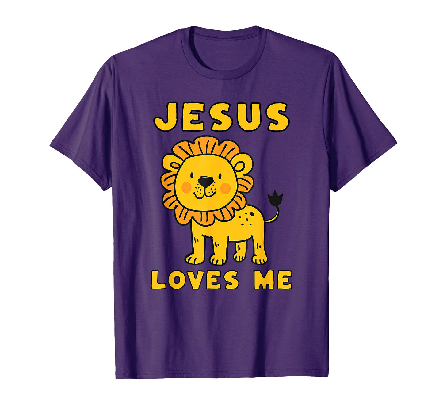 Jesus Loves Me Cute Lion Christian T-Shirt