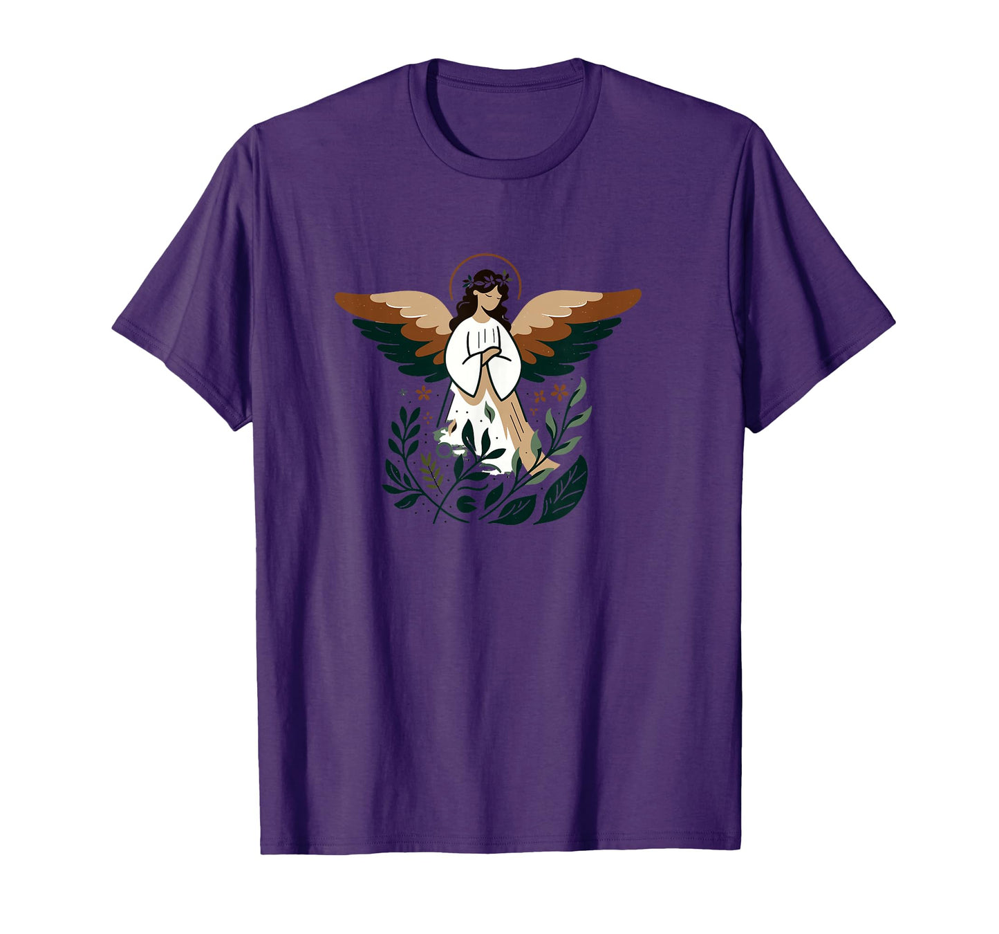 Minimalist Angel Nature Elements Spiritual Symbol T-Shirt