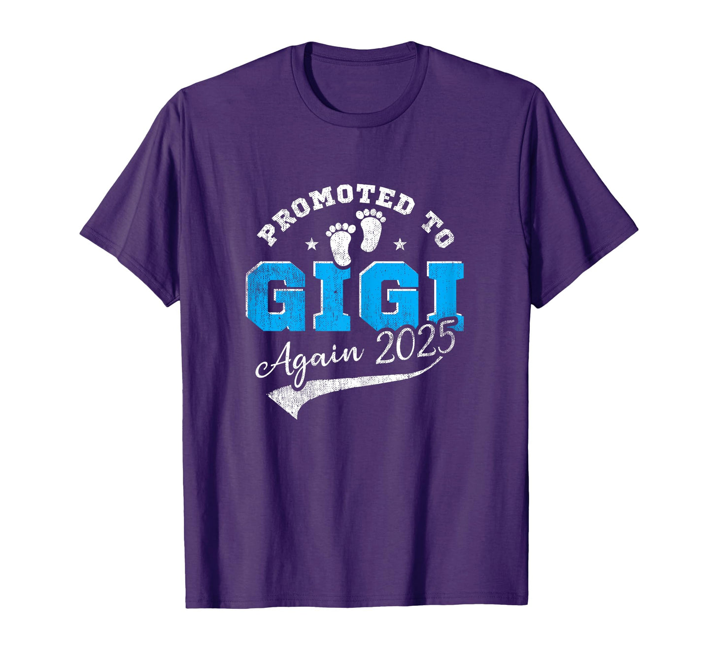 Promoted To Gigi Again 2025 Grandma 2nd Time Announce T-Shirt