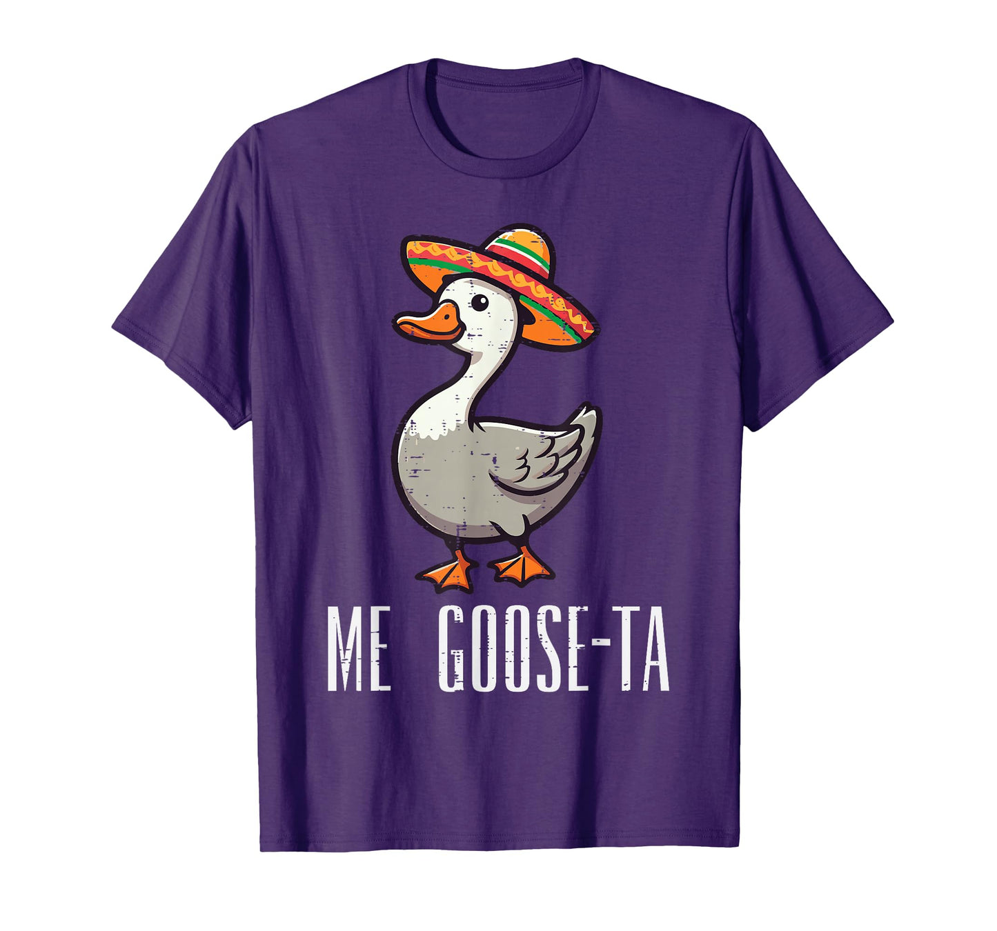Mexican Me Goose Ta Gusta Funny Spanish Pun Men Women Kids T-Shirt