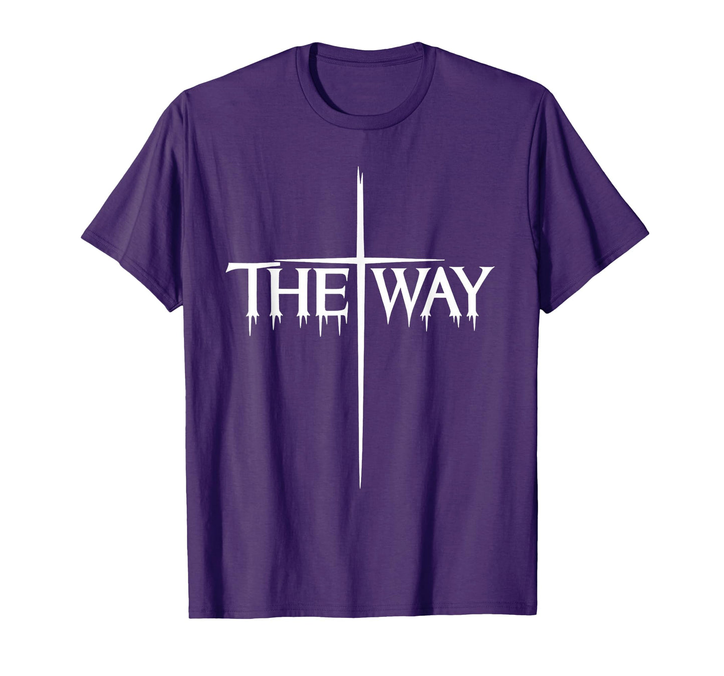 The Way Jesus Cross Graphic Scripture Inspired Wear T-Shirt