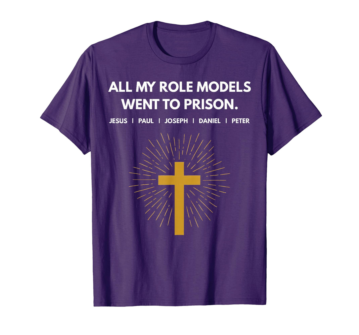 All My Role Models Went to Prison Jesus Funny T-Shirt