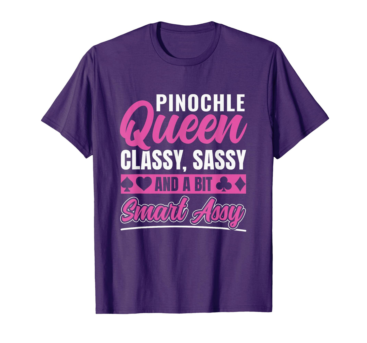 Womens Pinochle Queen Funny Pinochle Player T-Shirt