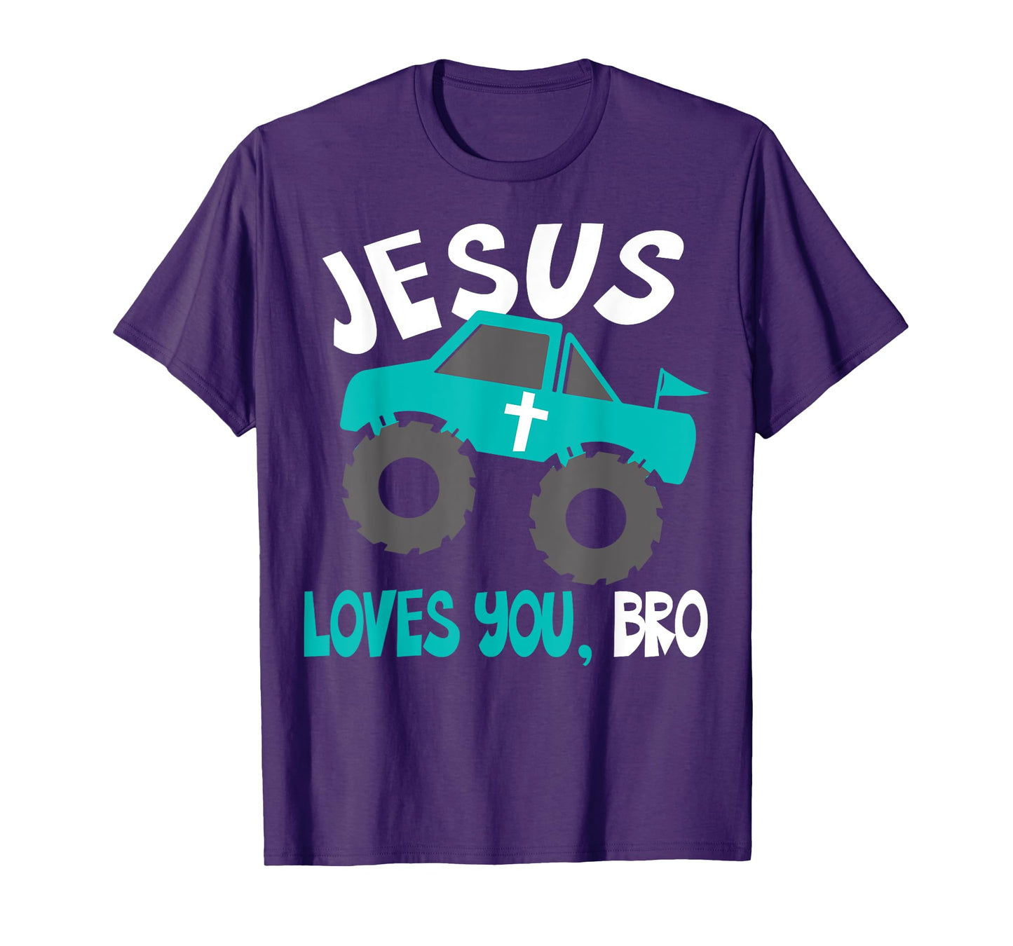 Toddler Jesus Loves You Bro Funny Christian Kids Boy God Son T-Shirt