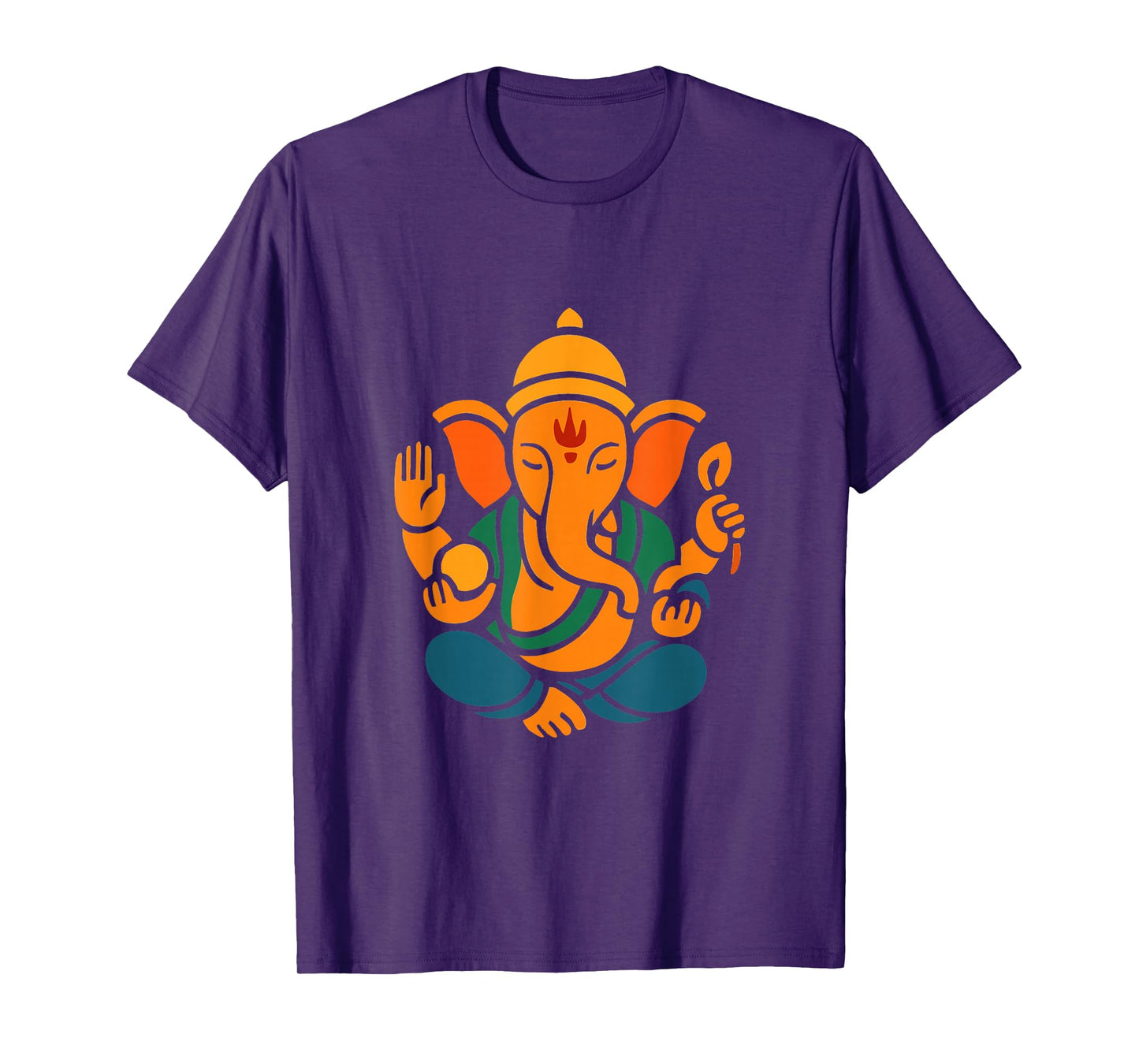 Ganesh Symbol Yoga Hindu Elephant God Ganesha Puja T-Shirt