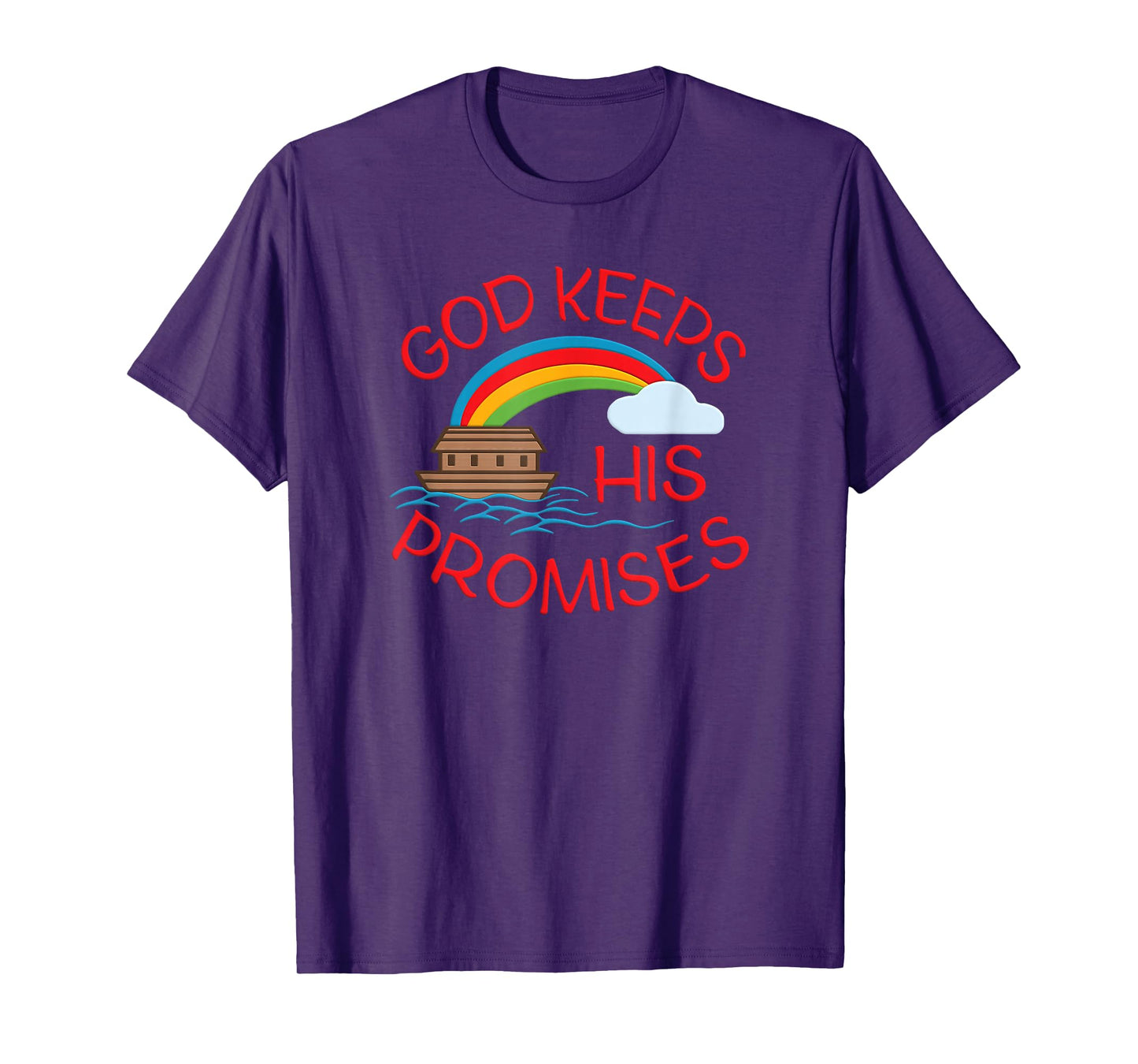 God Keeps His Promises Cute Religious Noahs Ark T-Shirt
