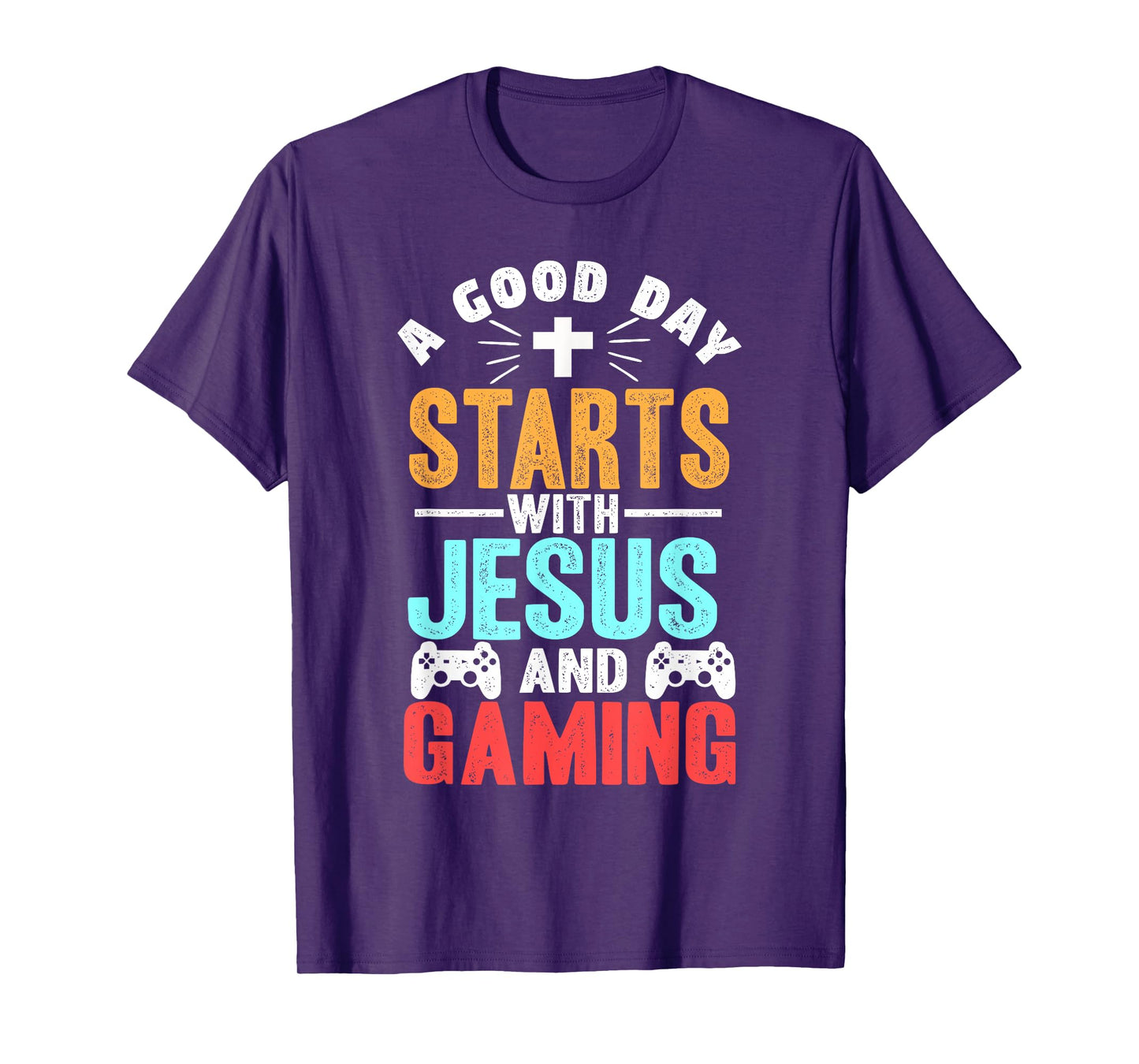 Funny Christian Jesus Gaming Gift for Christian Gamer T-Shirt