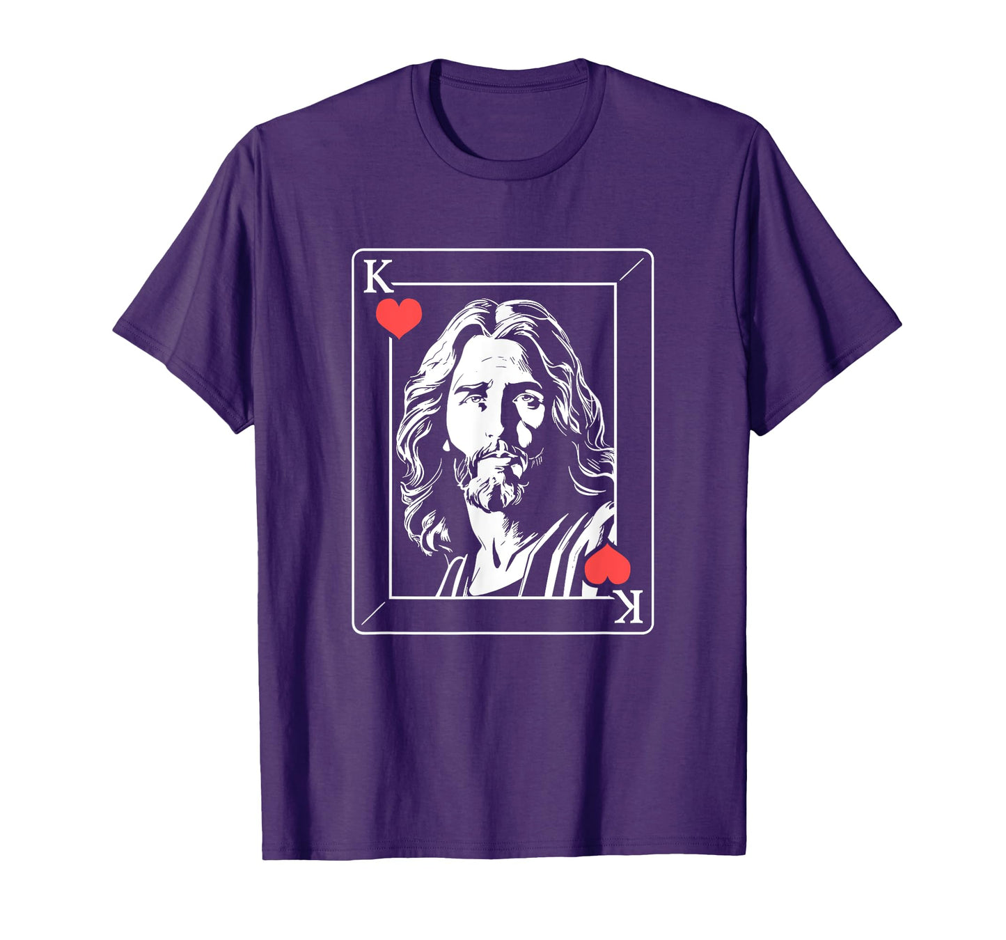 Jesus Christ - Jesus King Of Hearts T-Shirt