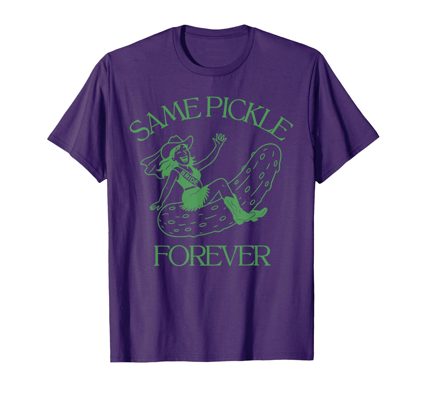 Same Pickle Forever Funny Food Meme Western Cowgirl T-Shirt