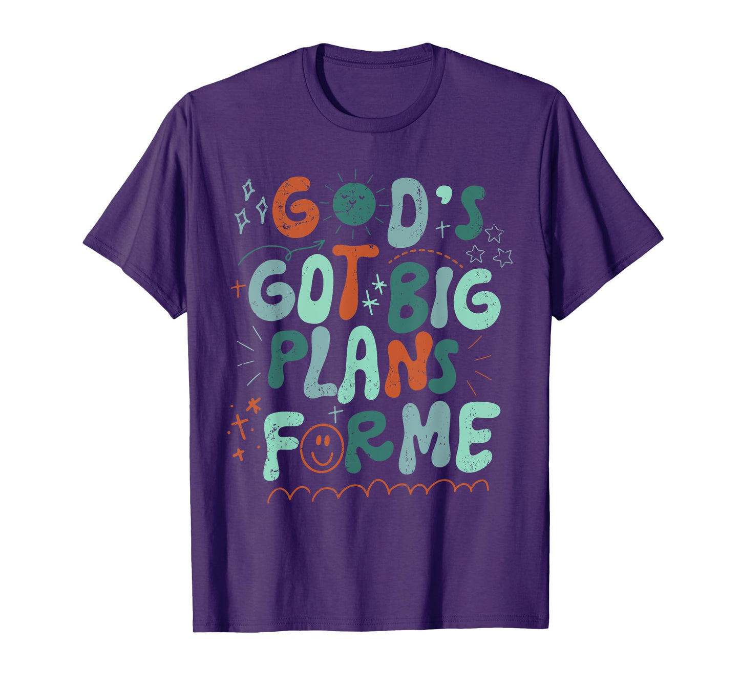 God's Got Big Plans For Me Religious Christian Prayer Gifts T-Shirt