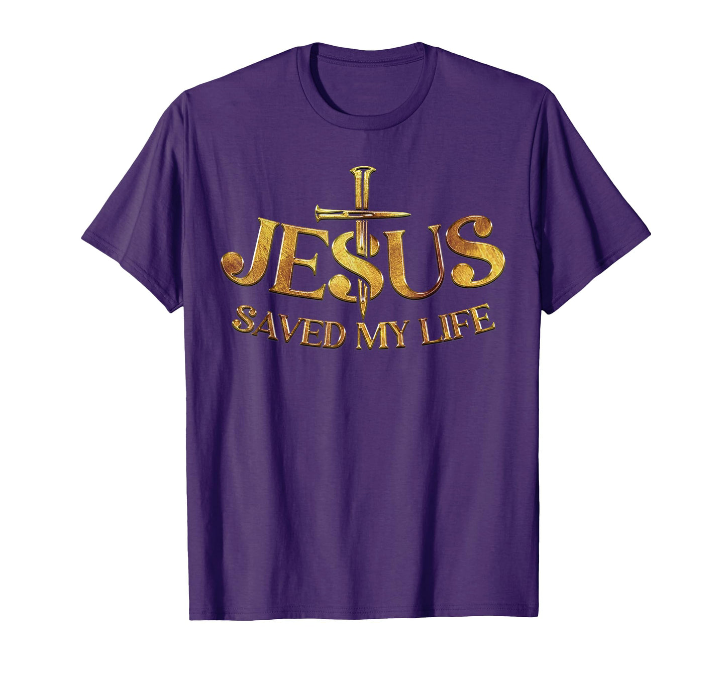 Jesus Saved My Life Christian Cross God Faith Bible Pray T-Shirt