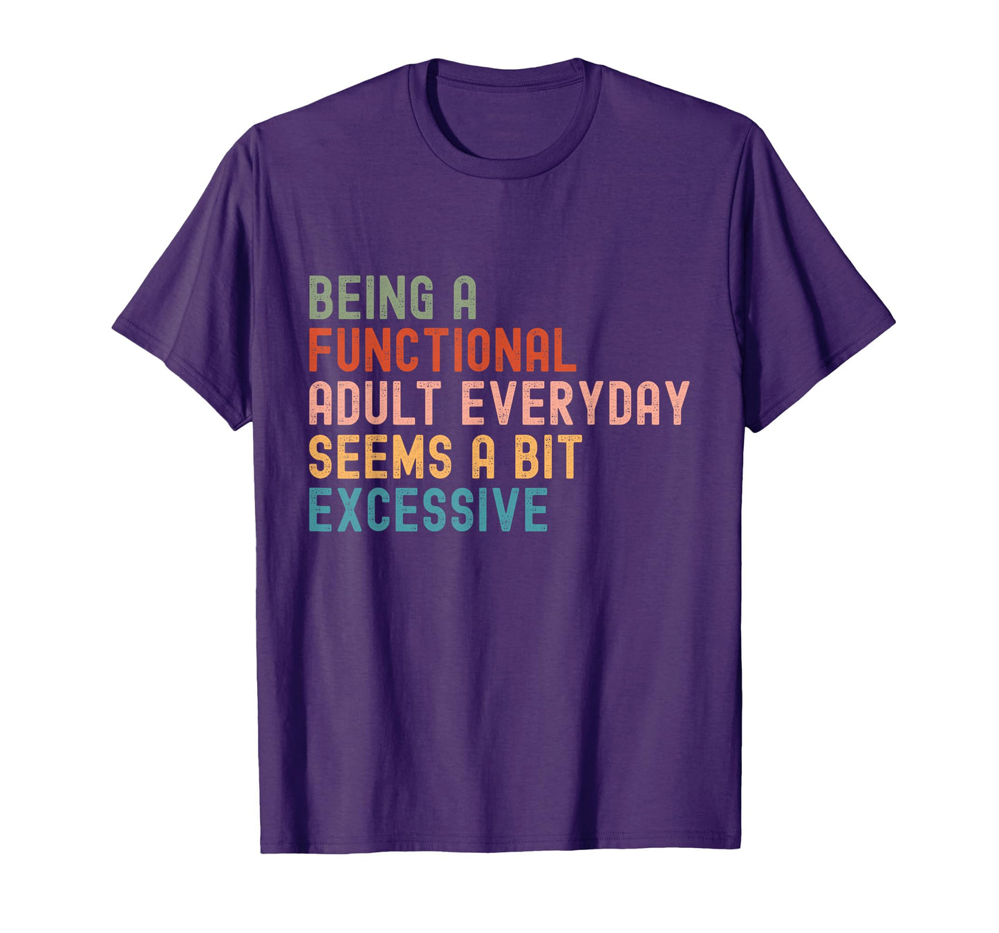 Being A Functional Adult Every Day Seems A Bit Excessive T-Shirt