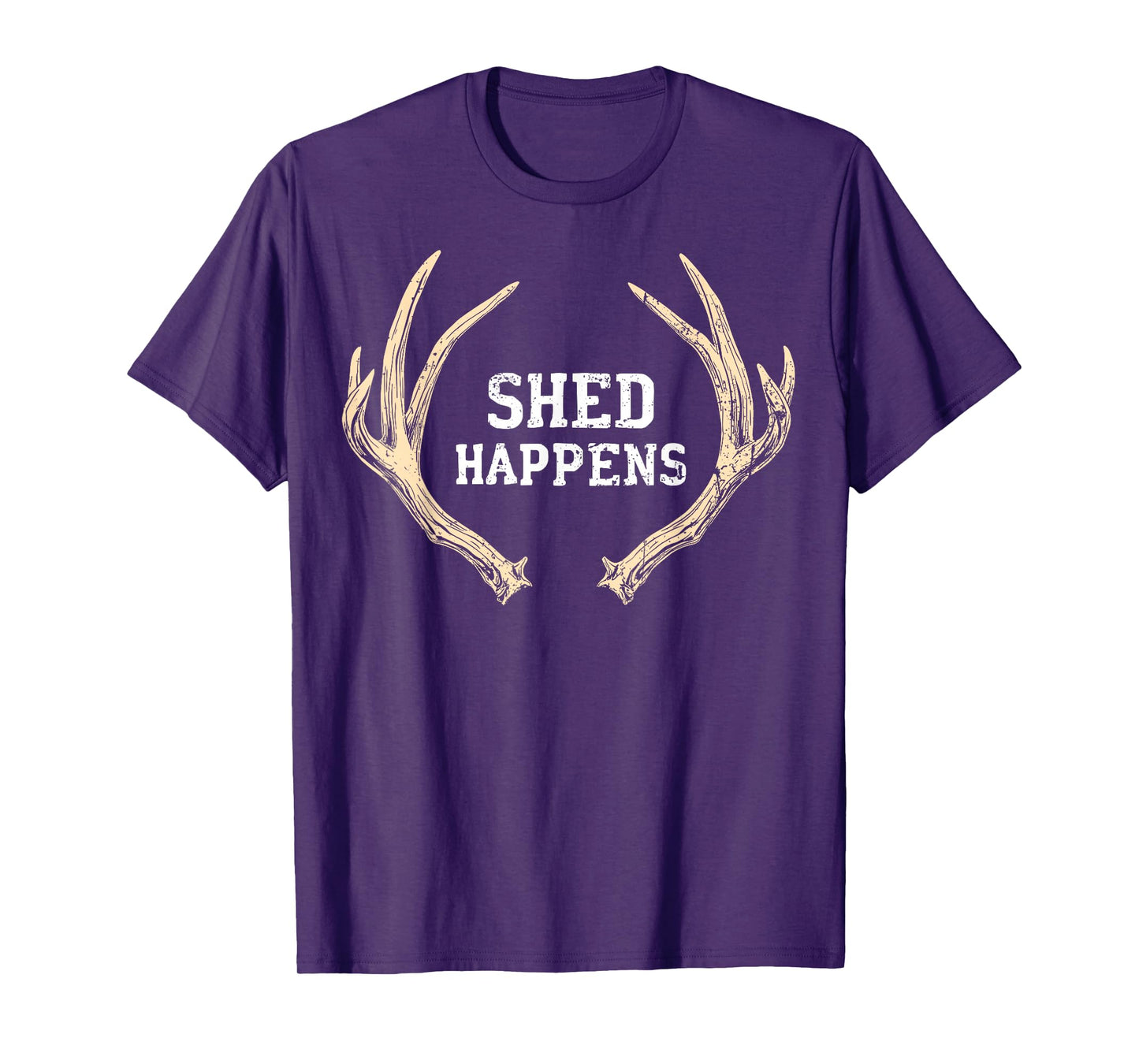 Shed Happens Buck Deer Hunter Joke Funny Deer Hunting T-Shirt